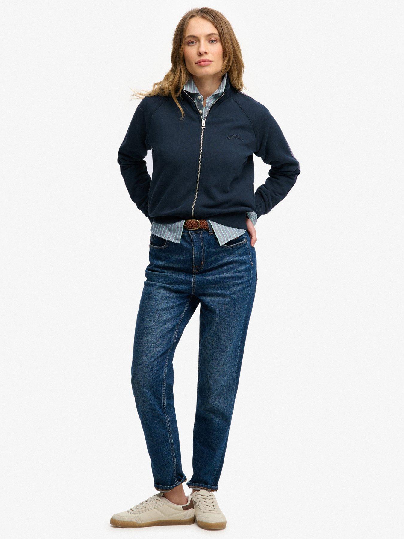 Image 3 of 6 of Superdry Essential Logo Zip Track Top
