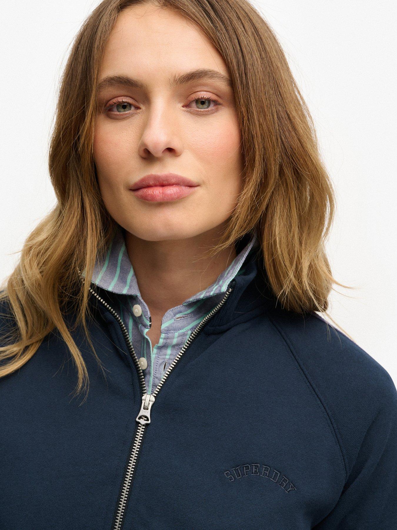 Image 4 of 6 of Superdry Essential Logo Zip Track Top