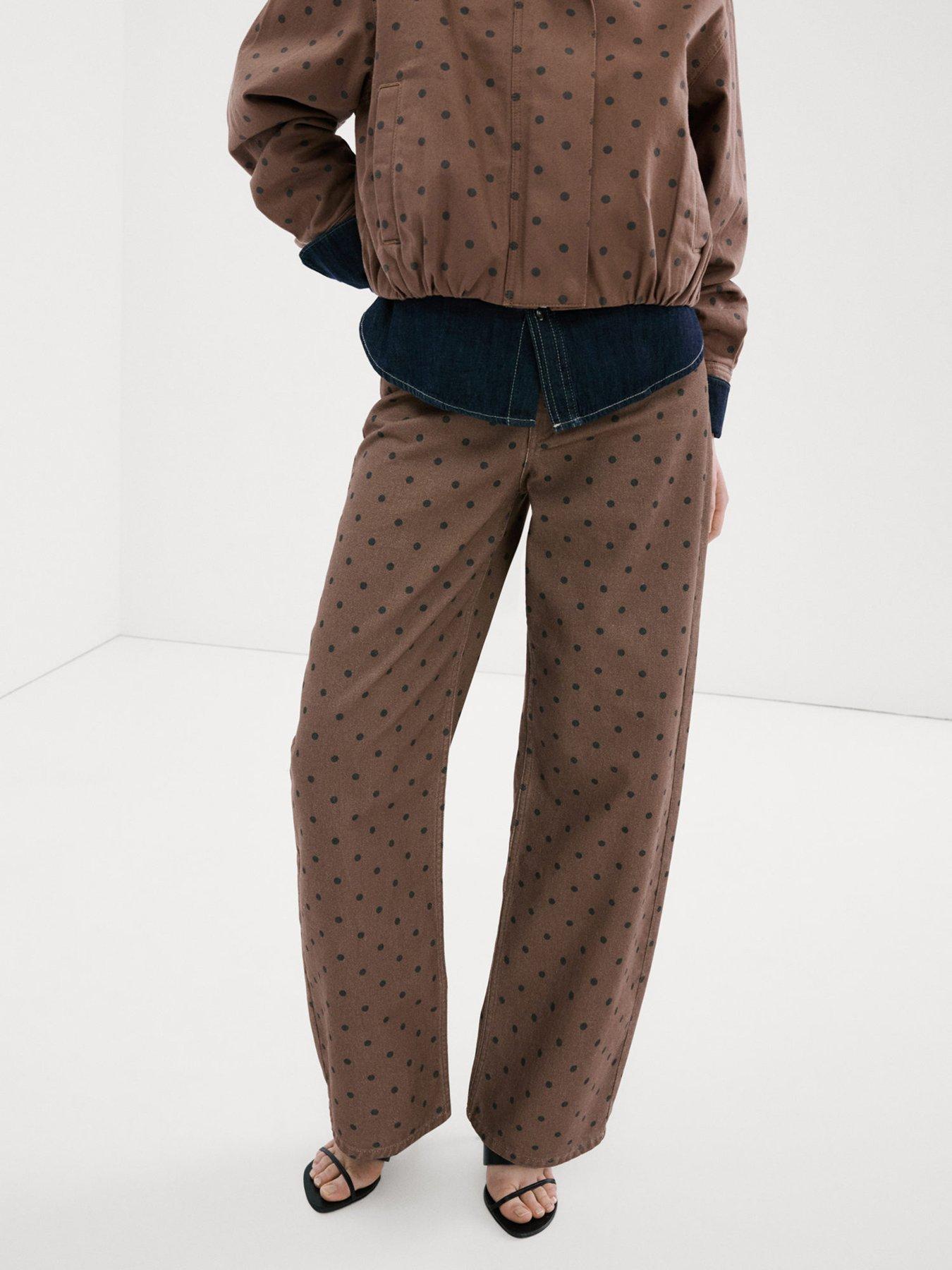 mango-polka-dot-balloon-jeans-brown