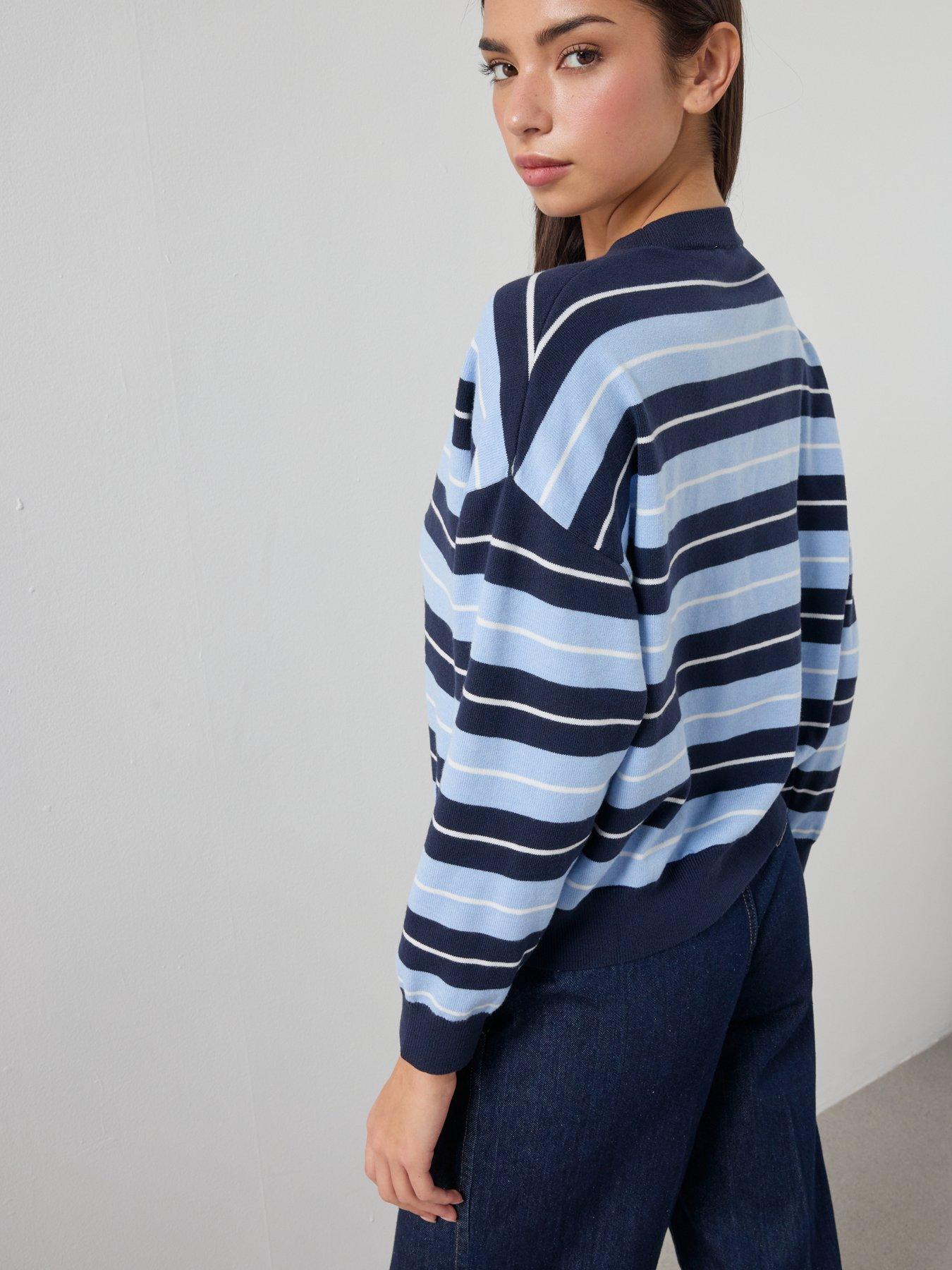 mango-knit-striped-sweater-bluedetail