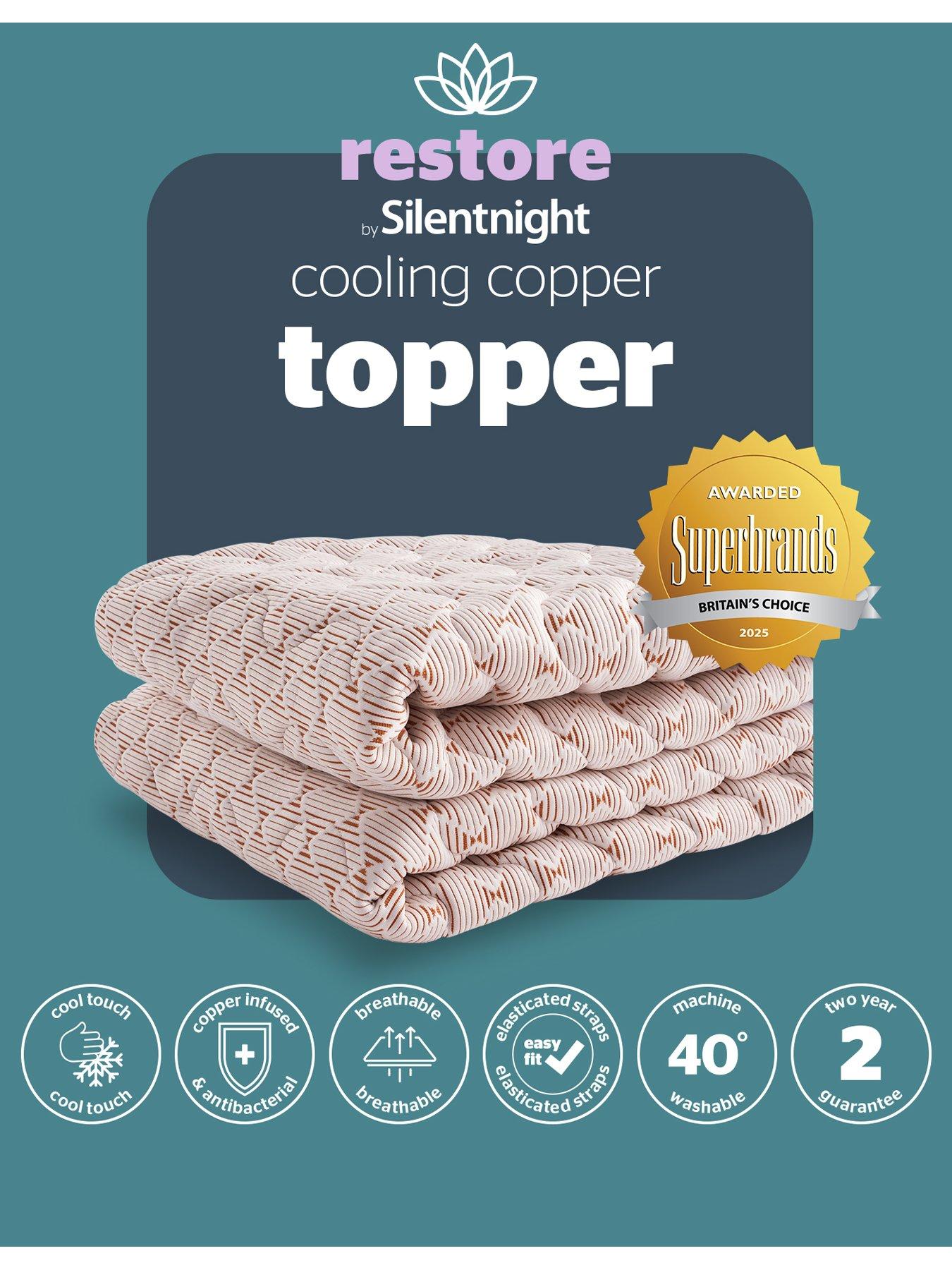 Image 7 of 7 of Silentnight Silentnight Restore Cooling Summer Copper Topper