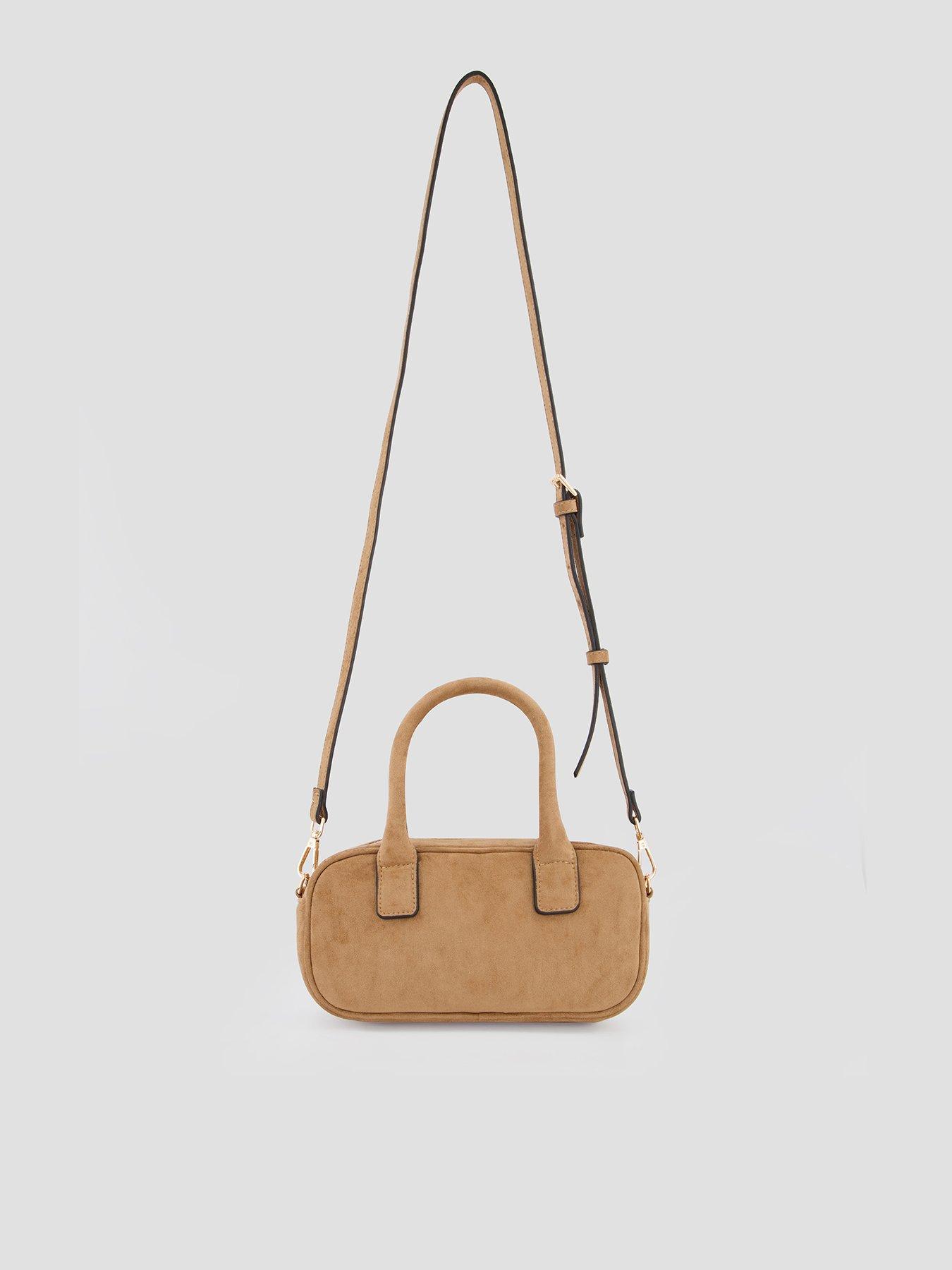 The Very Collection Faux Suede Crossbody Bowler Bag - Multi