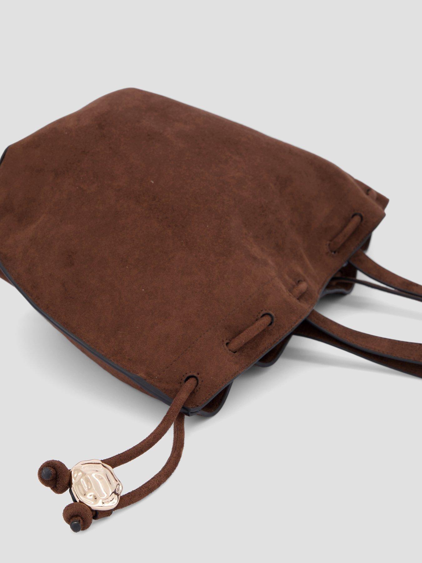 Image 2 of 6 of The Very Collection Drawstring Bag - Brown