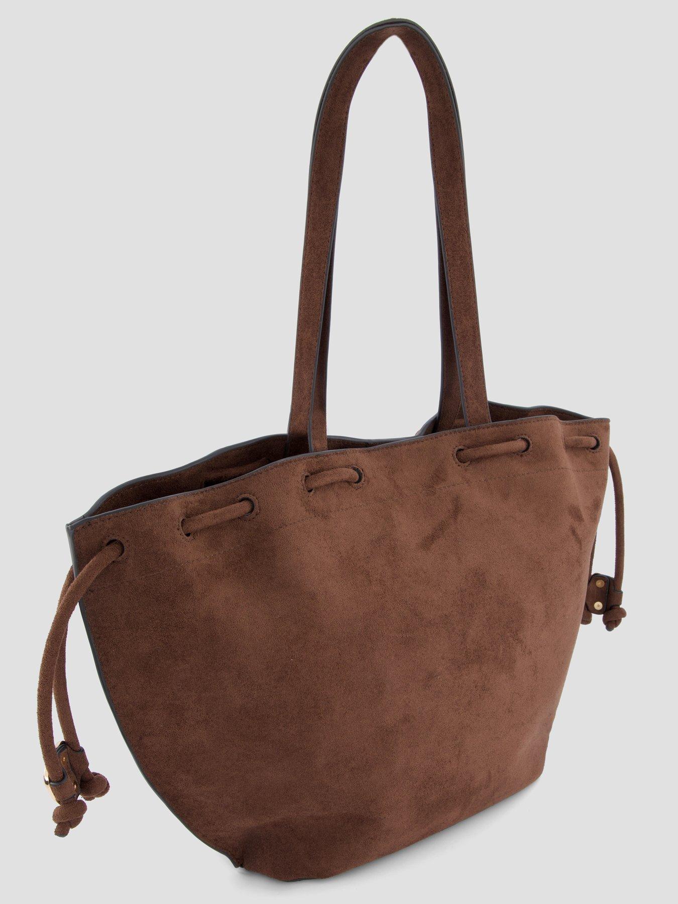 Image 3 of 6 of The Very Collection Drawstring Bag - Brown
