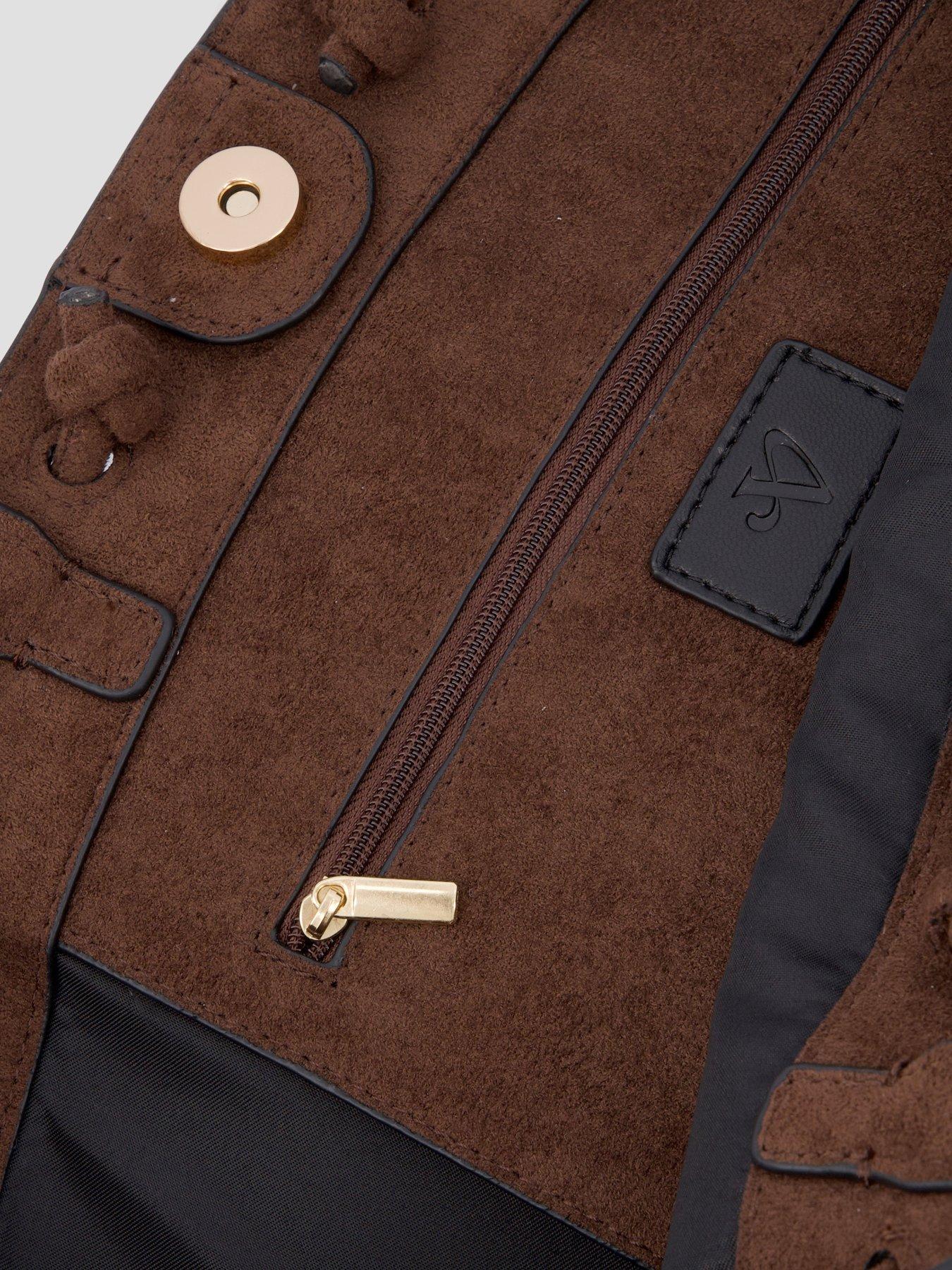 Image 5 of 6 of The Very Collection Drawstring Bag - Brown