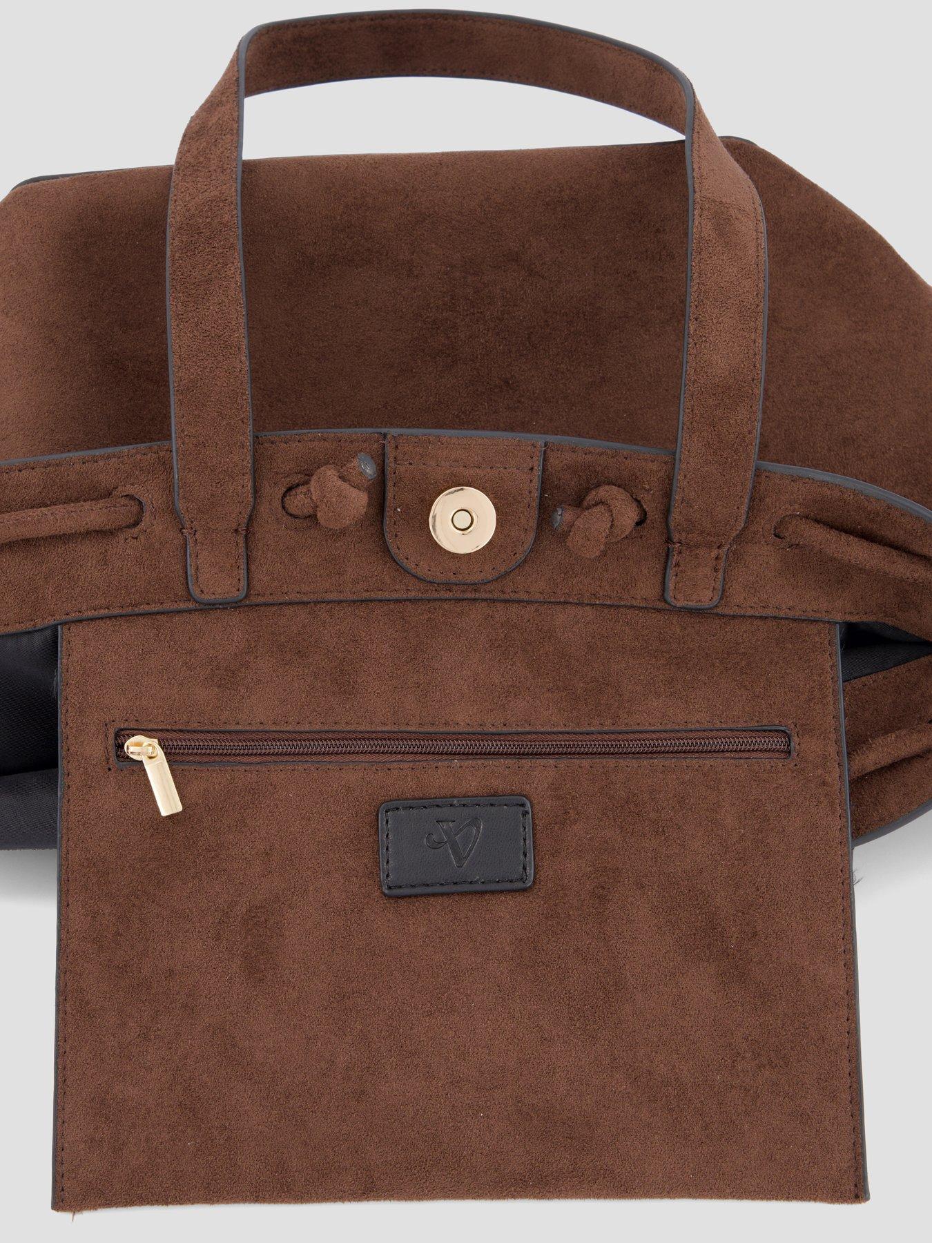Image 6 of 6 of The Very Collection Drawstring Bag - Brown