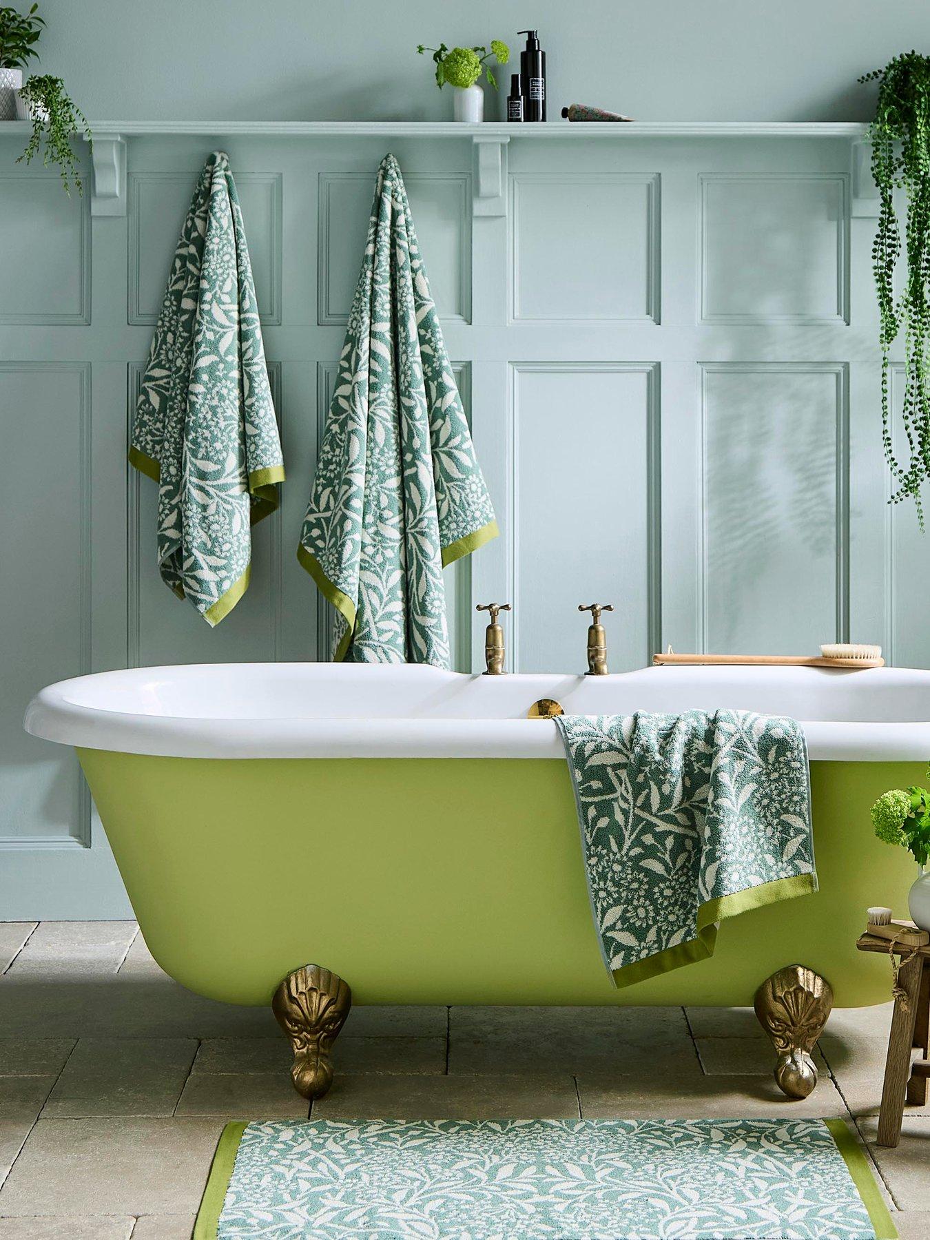 william-morris-at-home-michaelmas-daisy-100-cotton-50x90cm-hand-towelfront