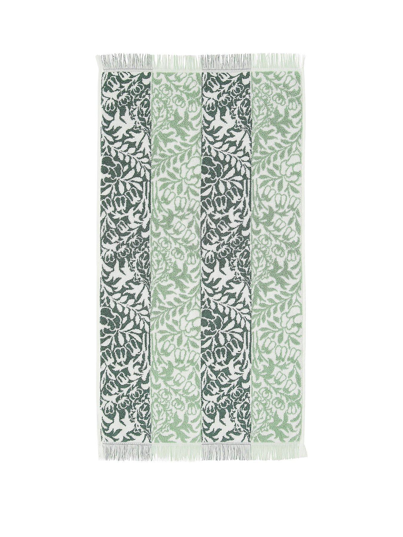 william-morris-at-home-rose-stripe-100-cotton-50x90cm-hand-towelstillFront