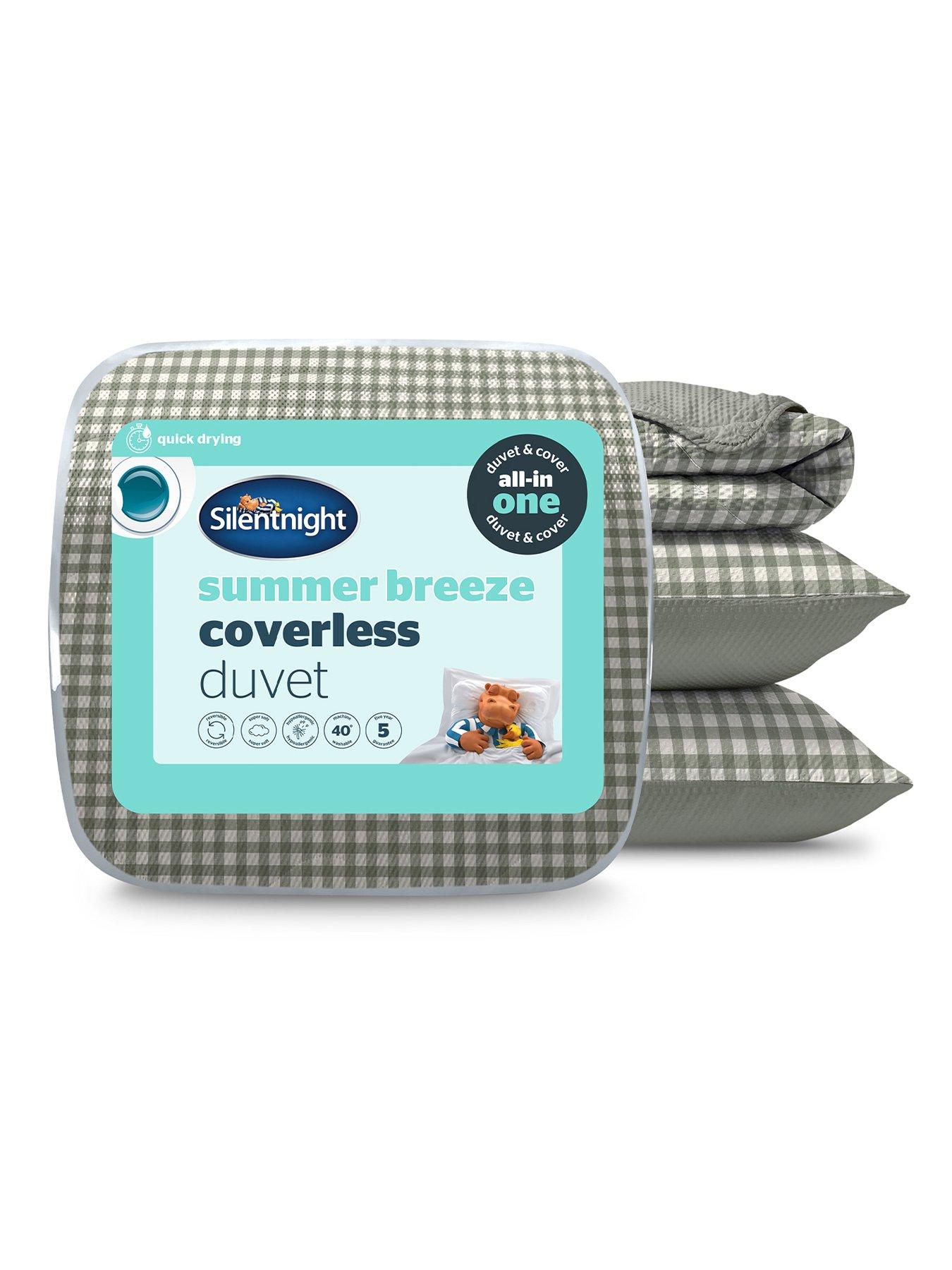 Image 1 of 7 of Silentnight Coverless Duvet 2.5 Tog - Sage Gingham