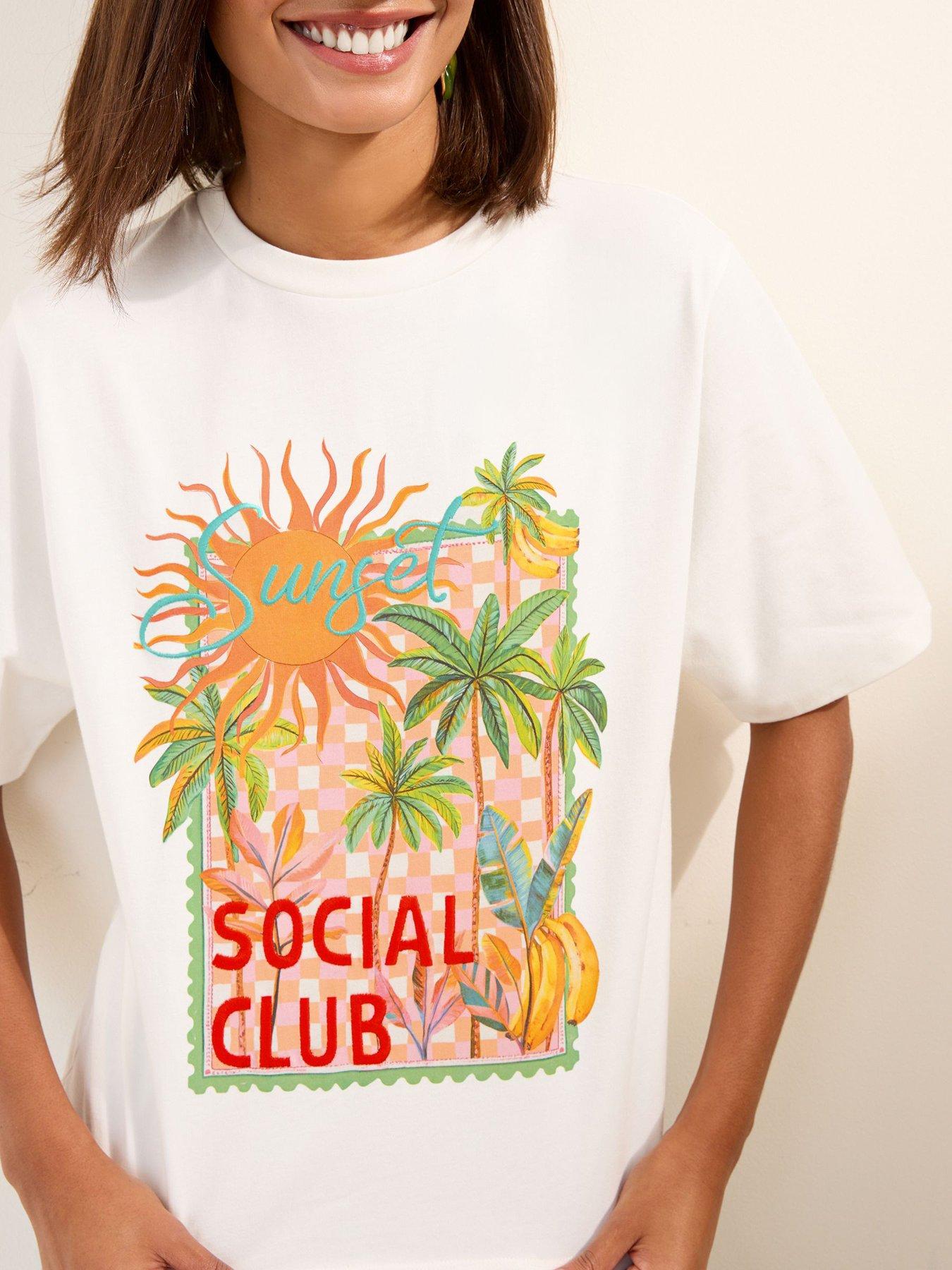 Image 4 of 4 of Friends Like These Social Club T-Shirt - White