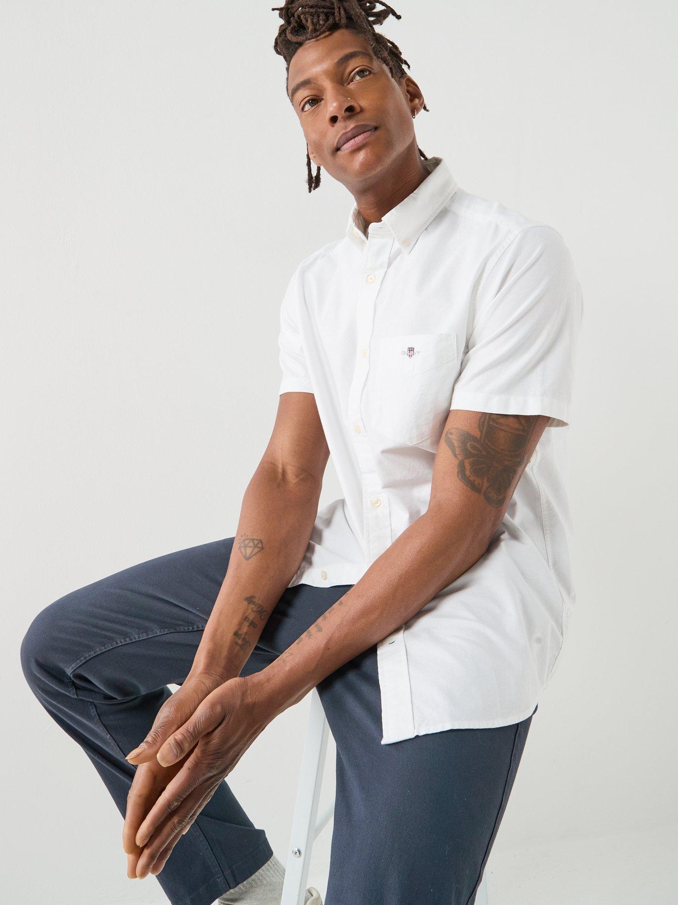 gant-regular-fit-classic-oxford-short-sleeve-shirt-whitedetail