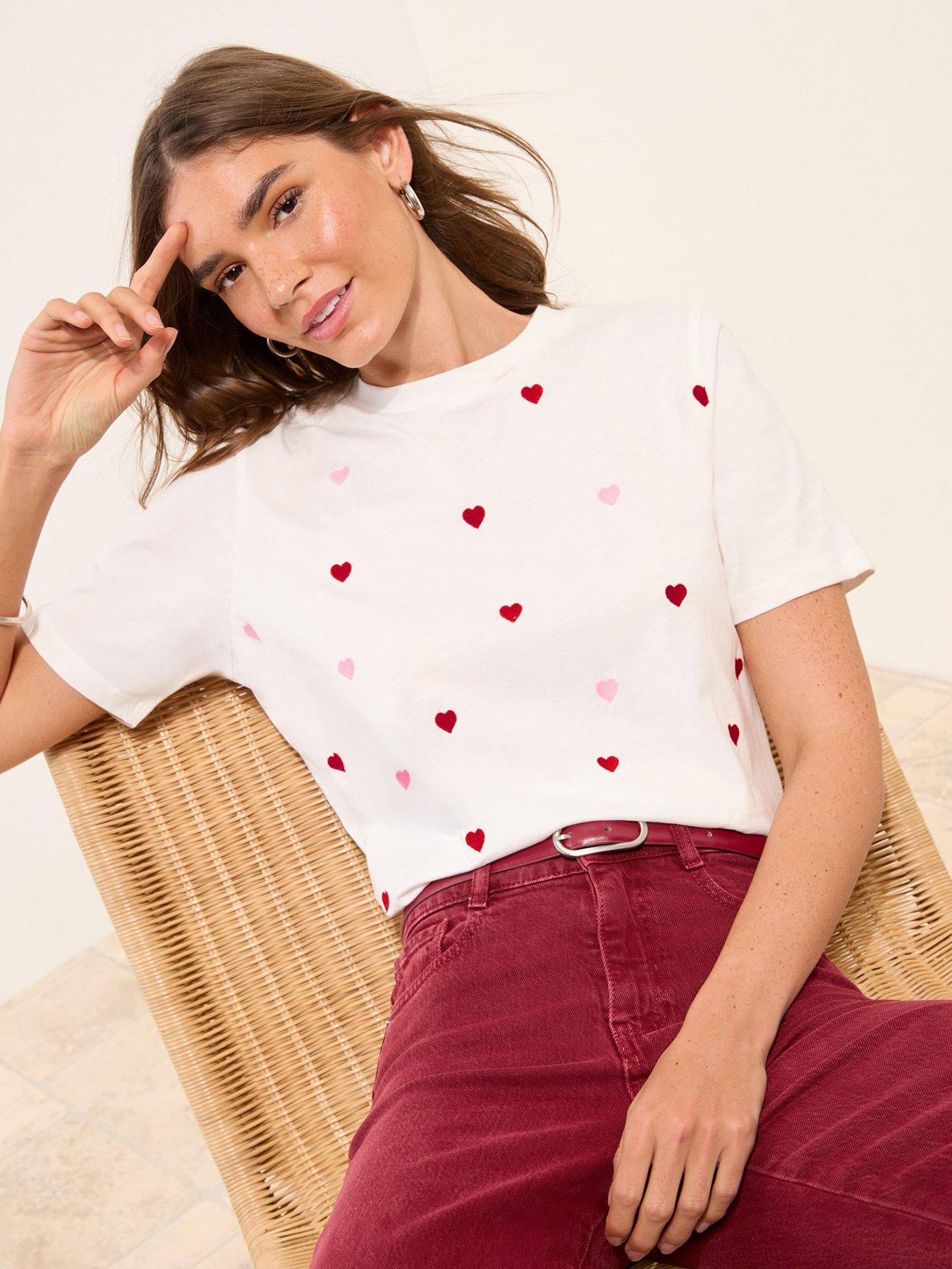 Friends Like These Love Heart Logo T-Shirt - White