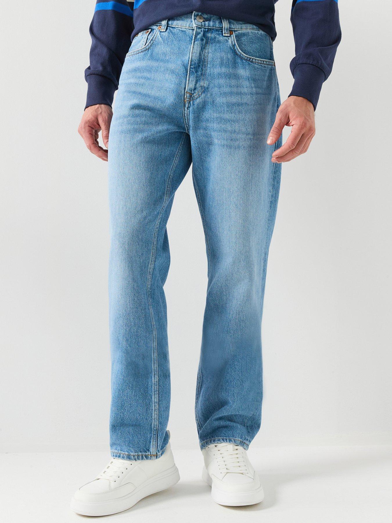 Image 1 of 6 of GANT Straight Fit Jeans - Mid Wash