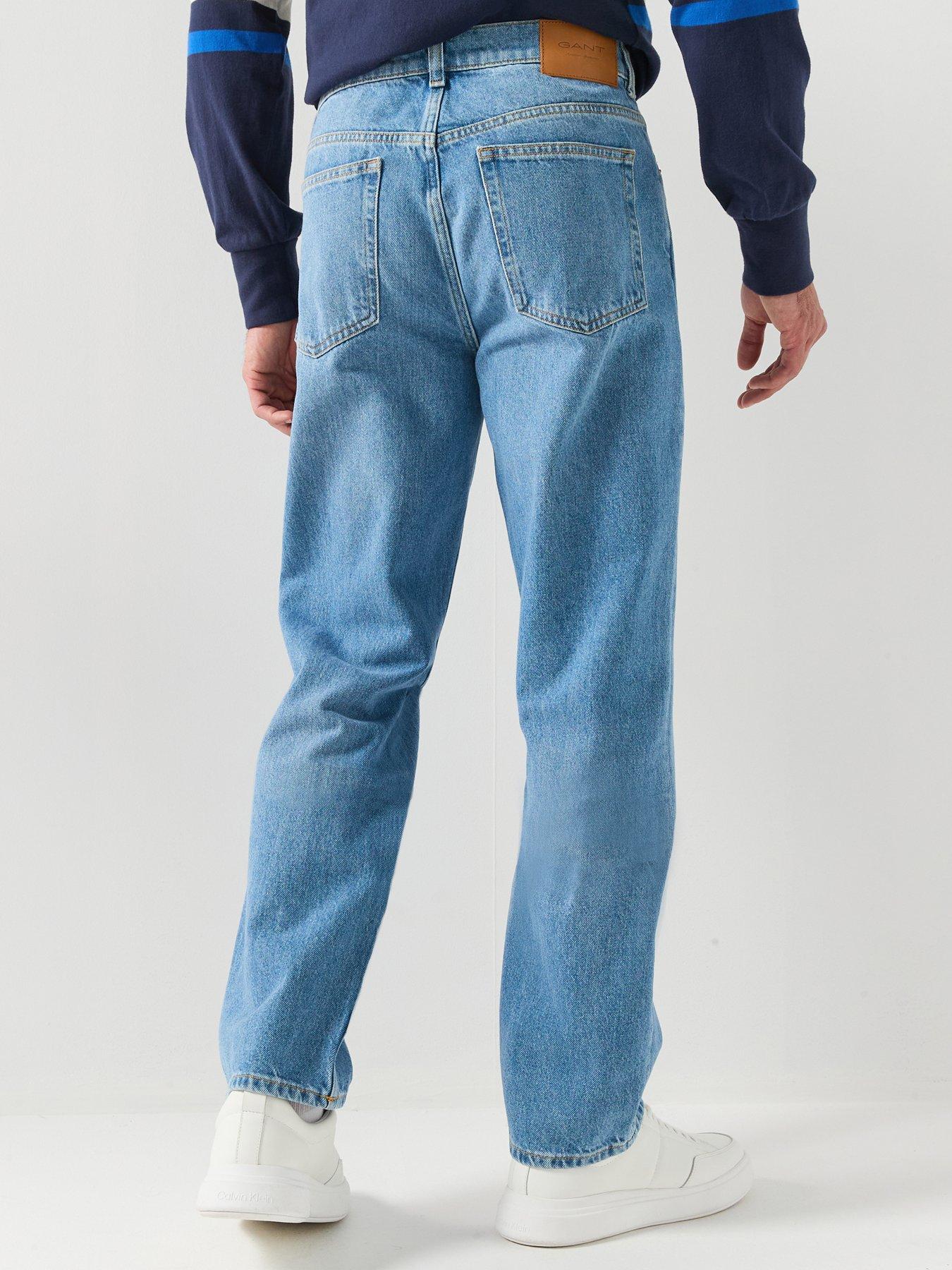 Image 2 of 6 of GANT Straight Fit Jeans - Mid Wash