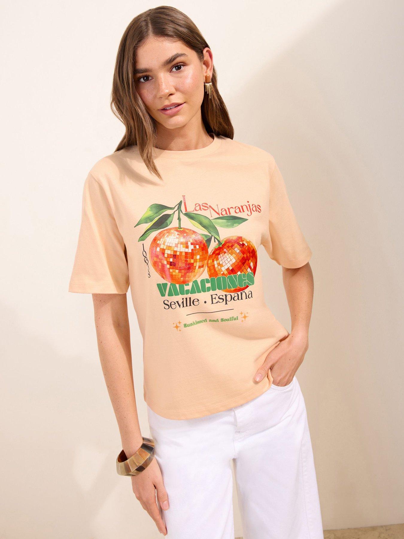 Friends Like These Orange Disco Ball T-Shirt - Orange