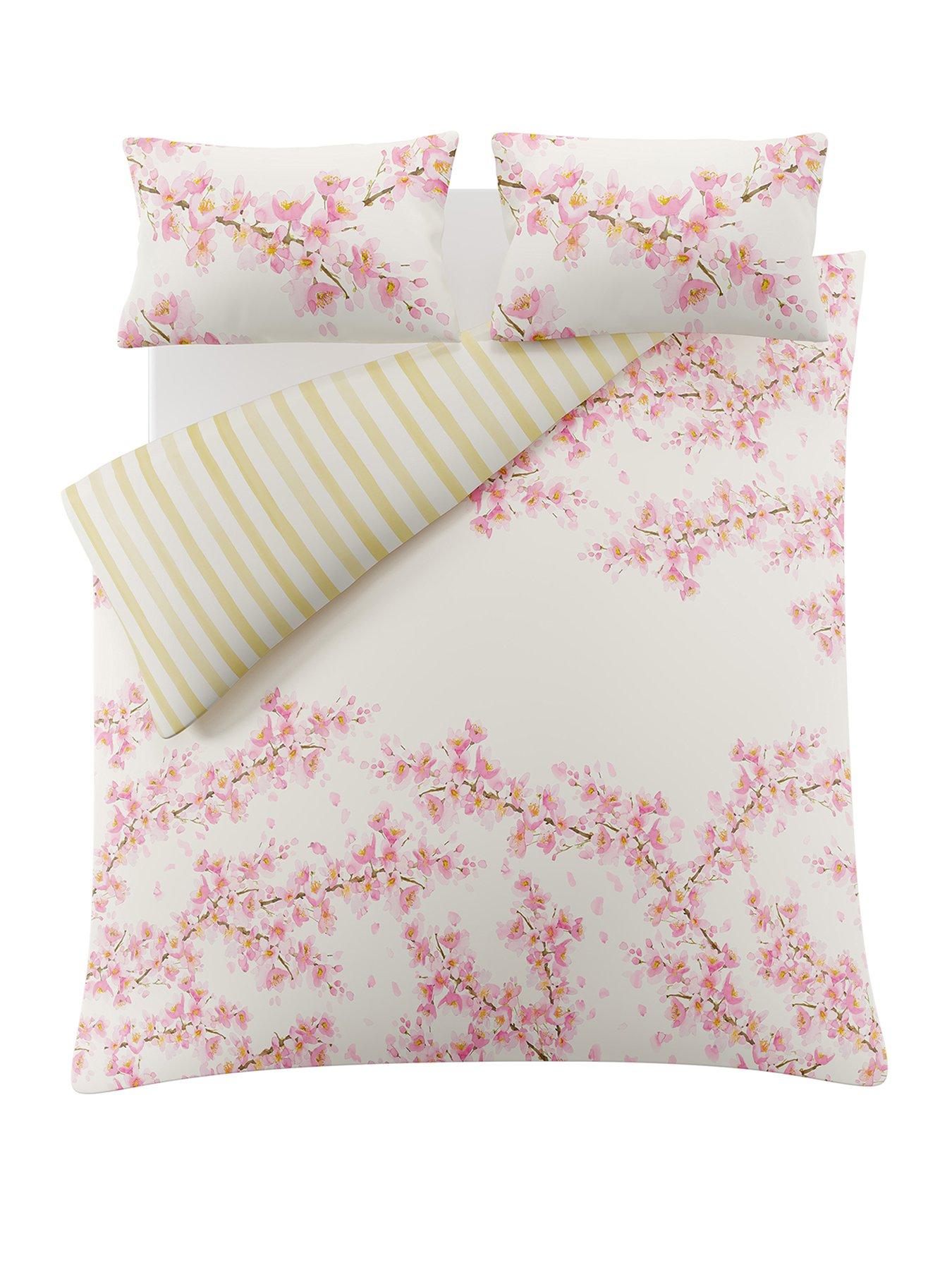 bluebellgray-cherry-blossom-100-cotton-pink-quilt-setstillFront