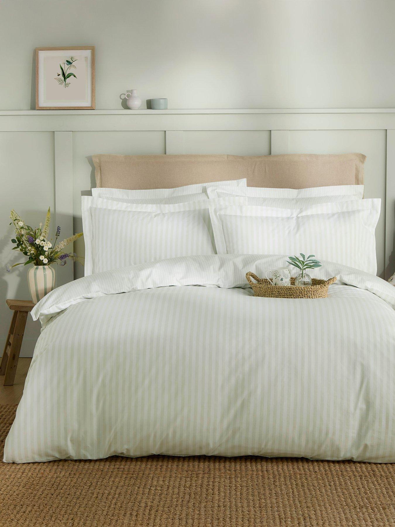 sophie-allport-uppingham-stripe-100-cotton-mint-green-quilt-set