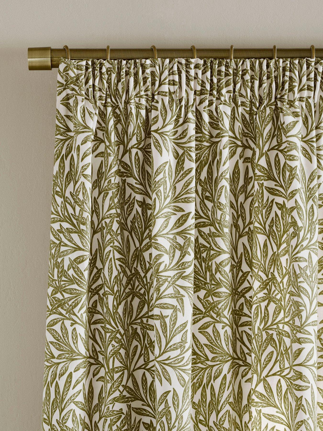 william-morris-at-home-original-willow-lined-header-tape-curtain-olive-greenstillFront