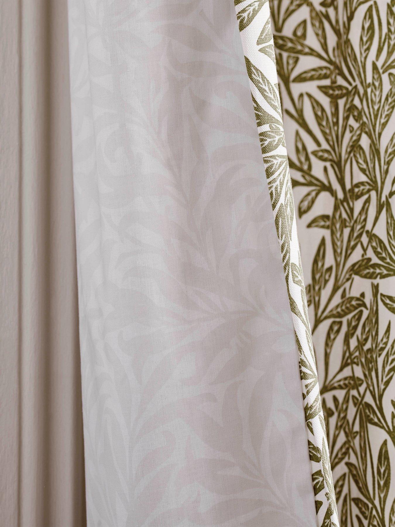 william-morris-at-home-original-willow-lined-header-tape-curtain-olive-greenback