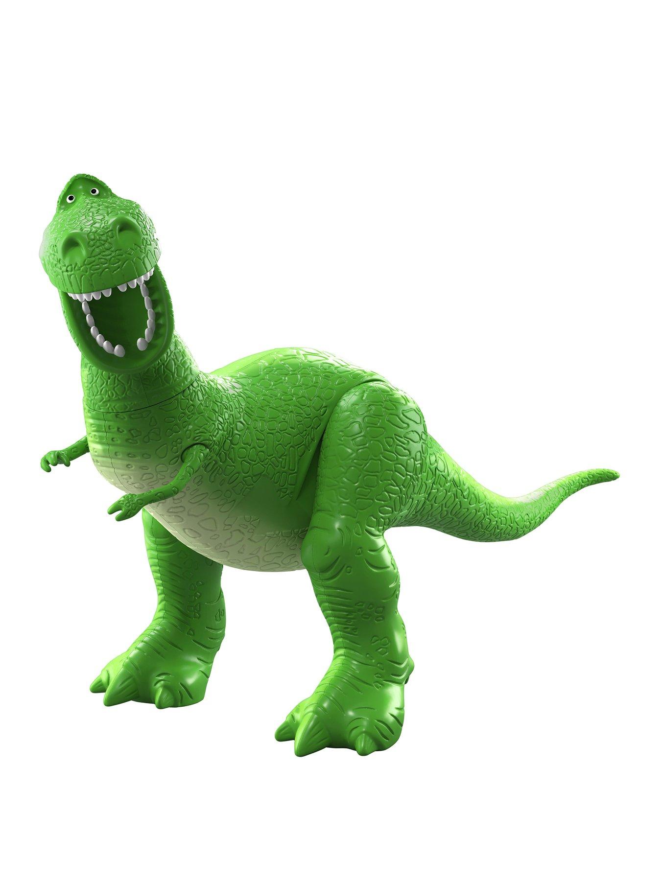 Disney Pixar Toy Story Rex Action Figure 7.25 Inch Tall Dinosaur, 8 Posable Joints, Play scale