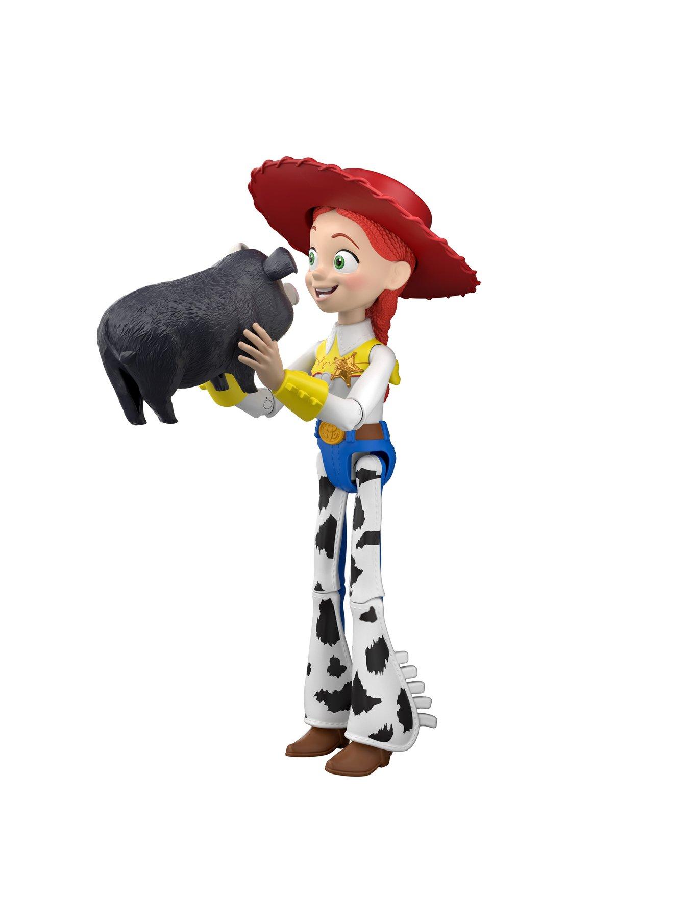 Image 3 of 7 of Disney Pixar Toy Story 5 Critter Talk Jessie, 12-inch Action Figure Toy &amp; JD Pig, 35 Sounds