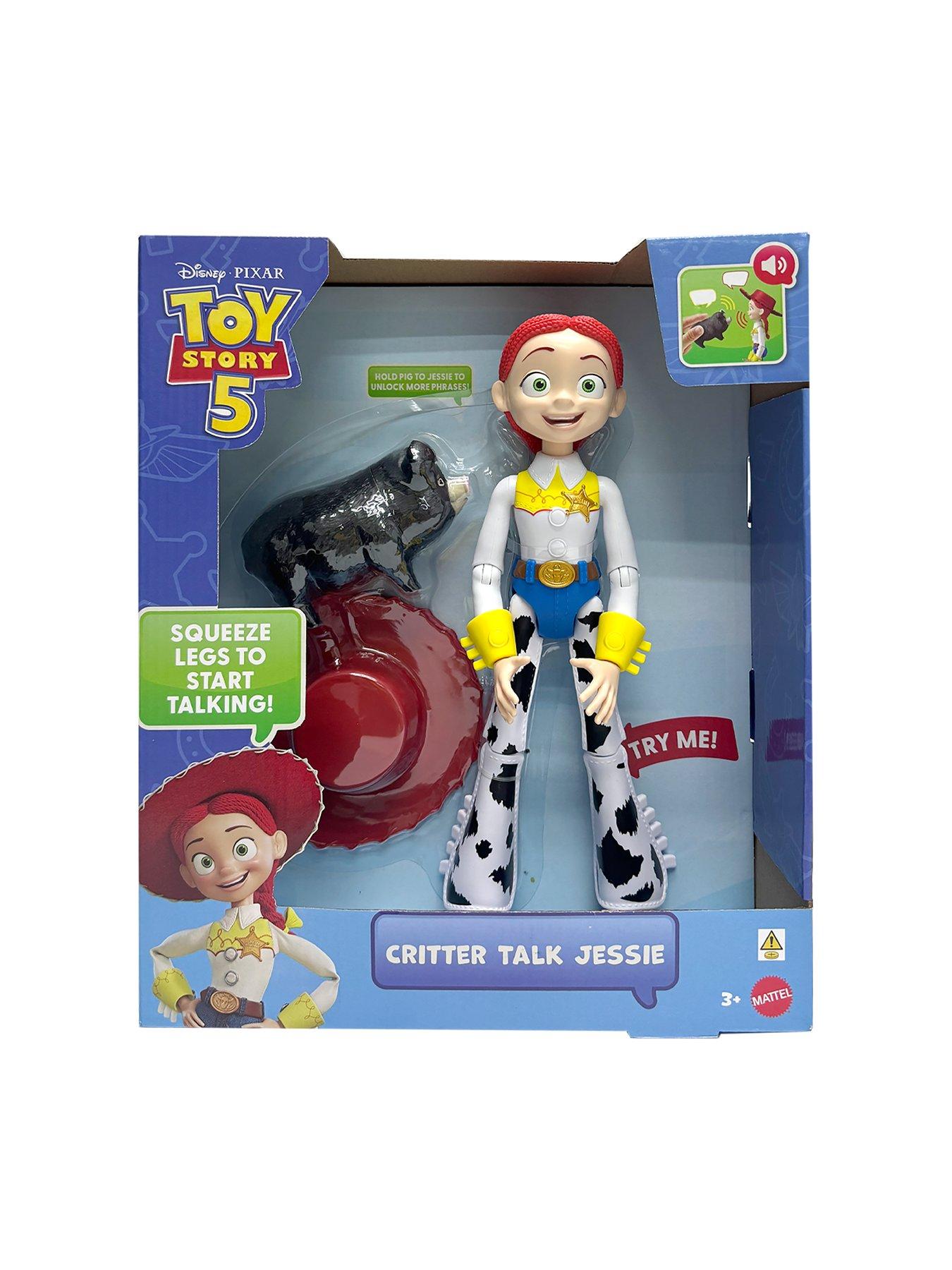 Image 7 of 7 of Disney Pixar Toy Story 5 Critter Talk Jessie, 12-inch Action Figure Toy &amp; JD Pig, 35 Sounds