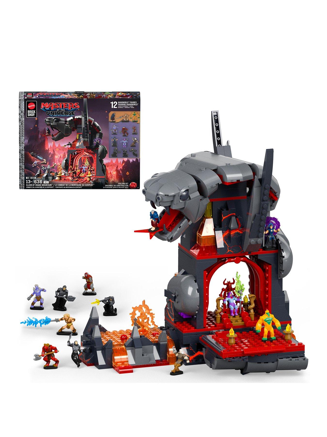 Image 1 of 7 of Mattel Brick Shop MOTU at Snake Mountain Building Toy Kit (636 Pieces), for Collectors