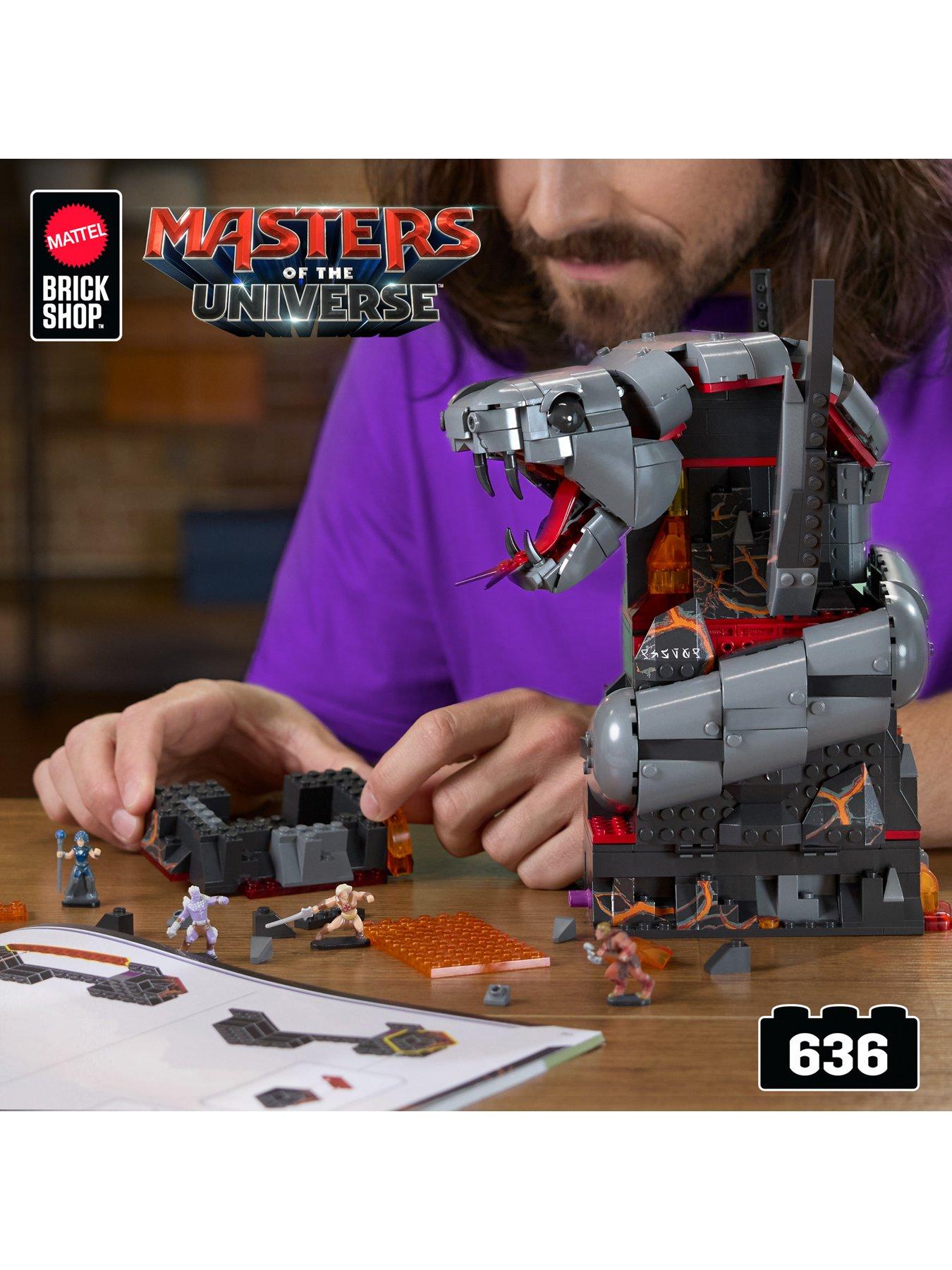 Image 2 of 7 of Mattel Brick Shop MOTU at Snake Mountain Building Toy Kit (636 Pieces), for Collectors