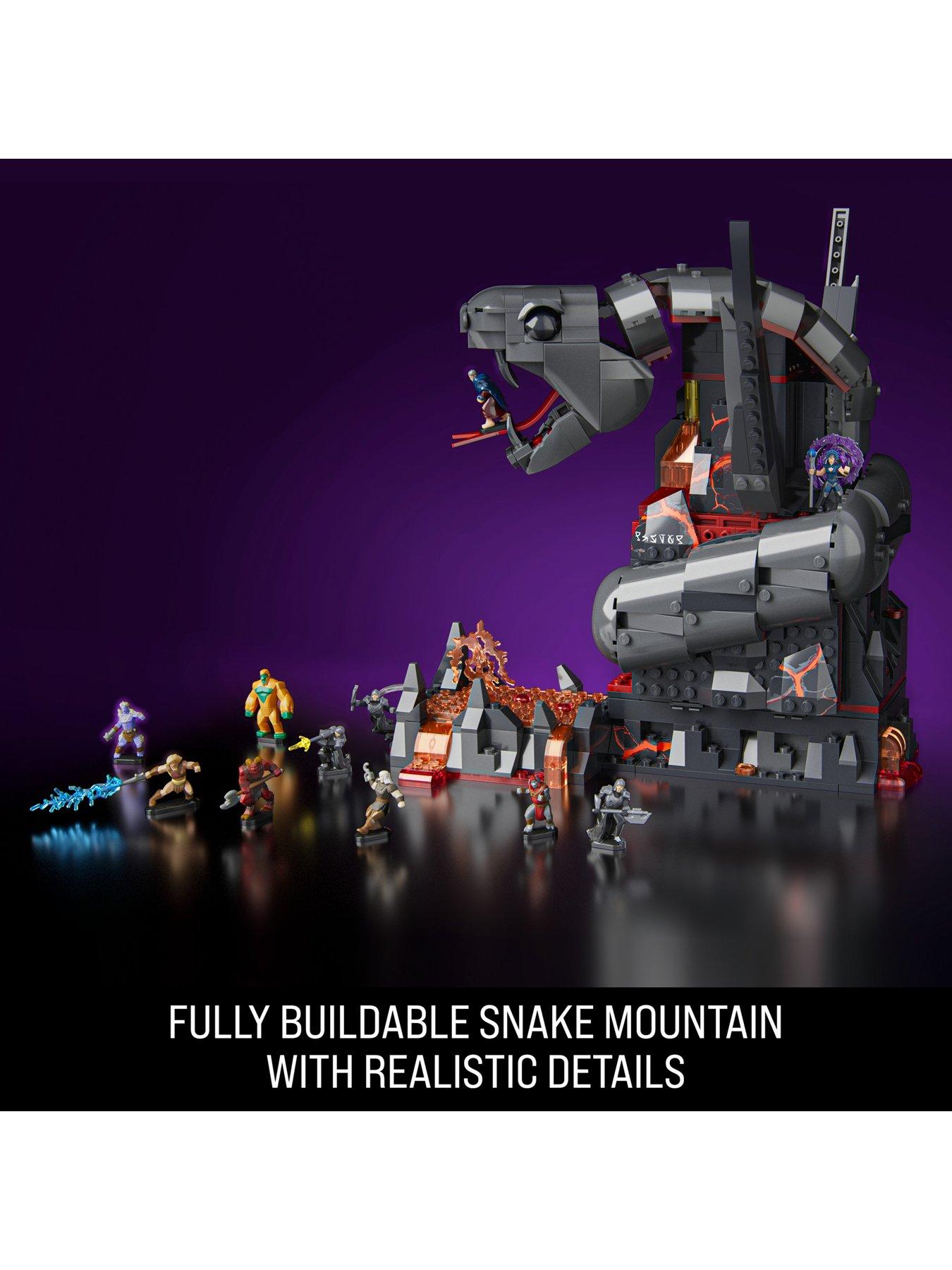 Image 4 of 7 of Mattel Brick Shop MOTU at Snake Mountain Building Toy Kit (636 Pieces), for Collectors