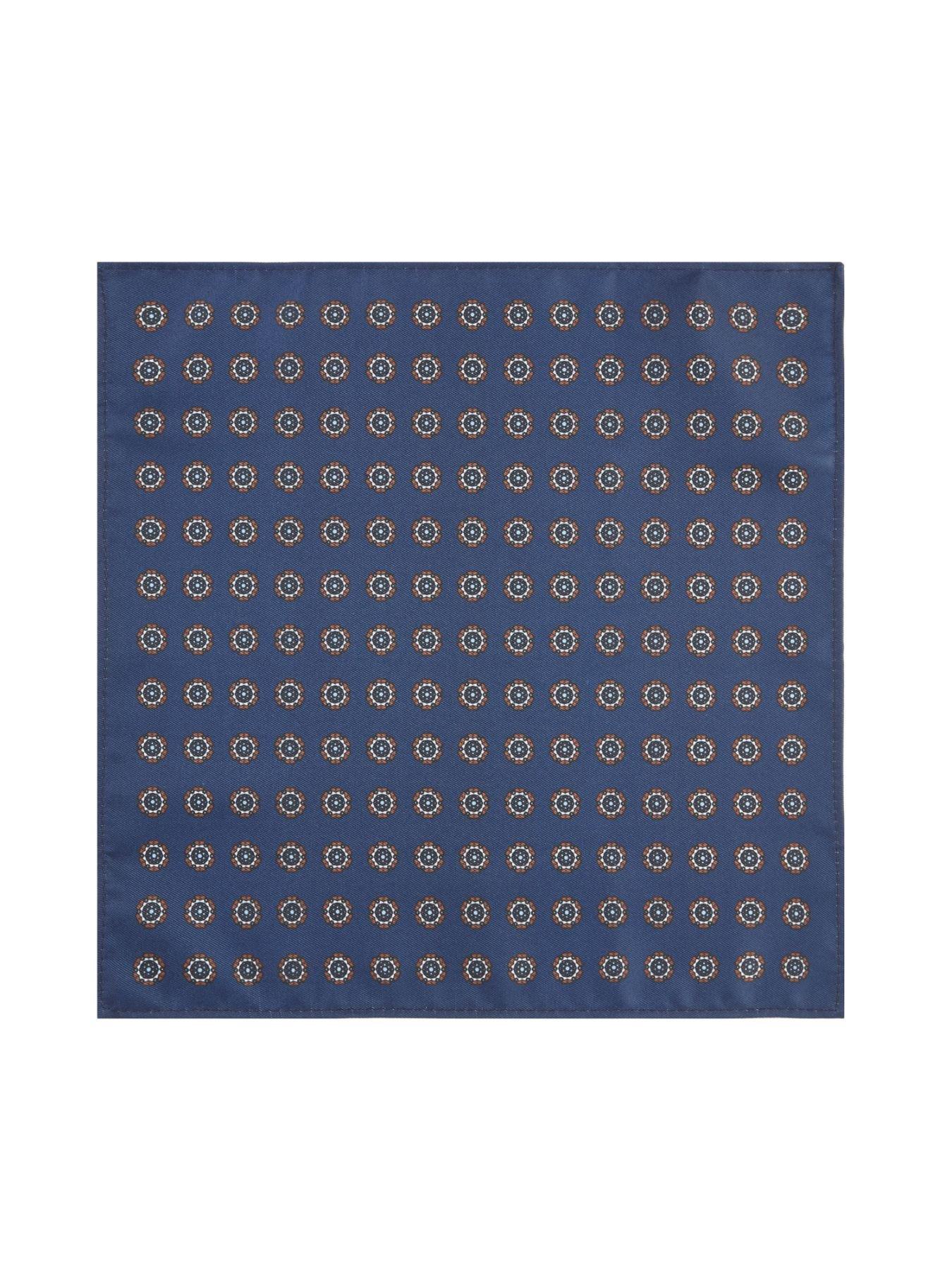 Image 3 of 4 of Skopes Skopes Rust Knitted Tie &amp; Pocket Square Set