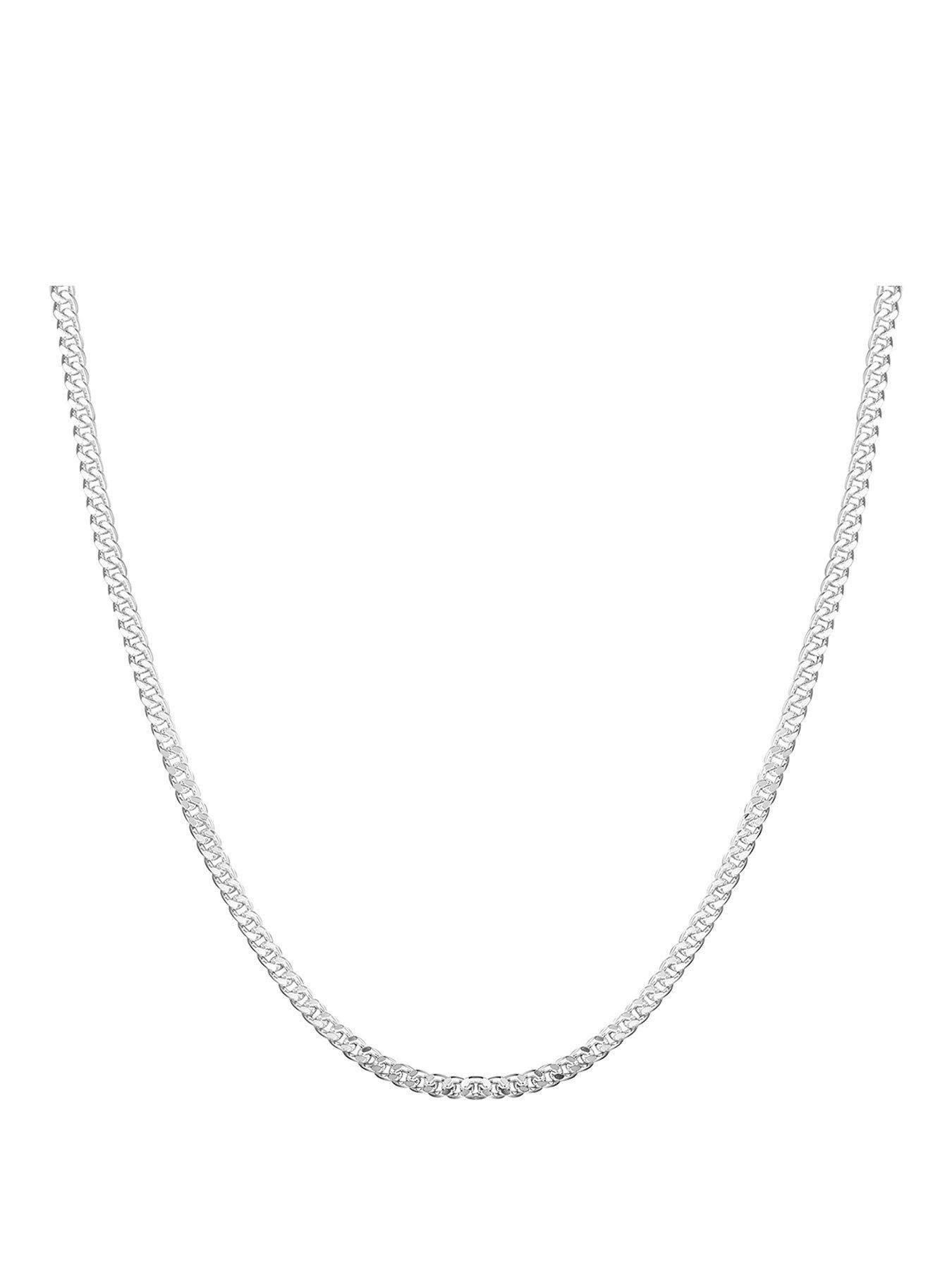 the-love-collection-sterling-silver-20-curb-necklace-chainfront
