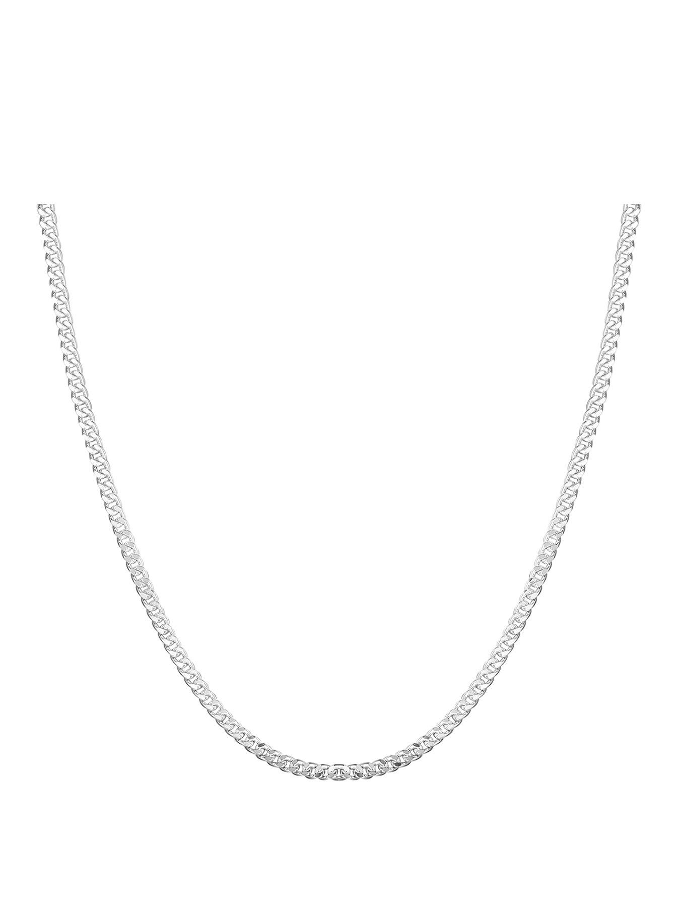 the-love-collection-sterling-silver-24-curb-necklace-chainfront