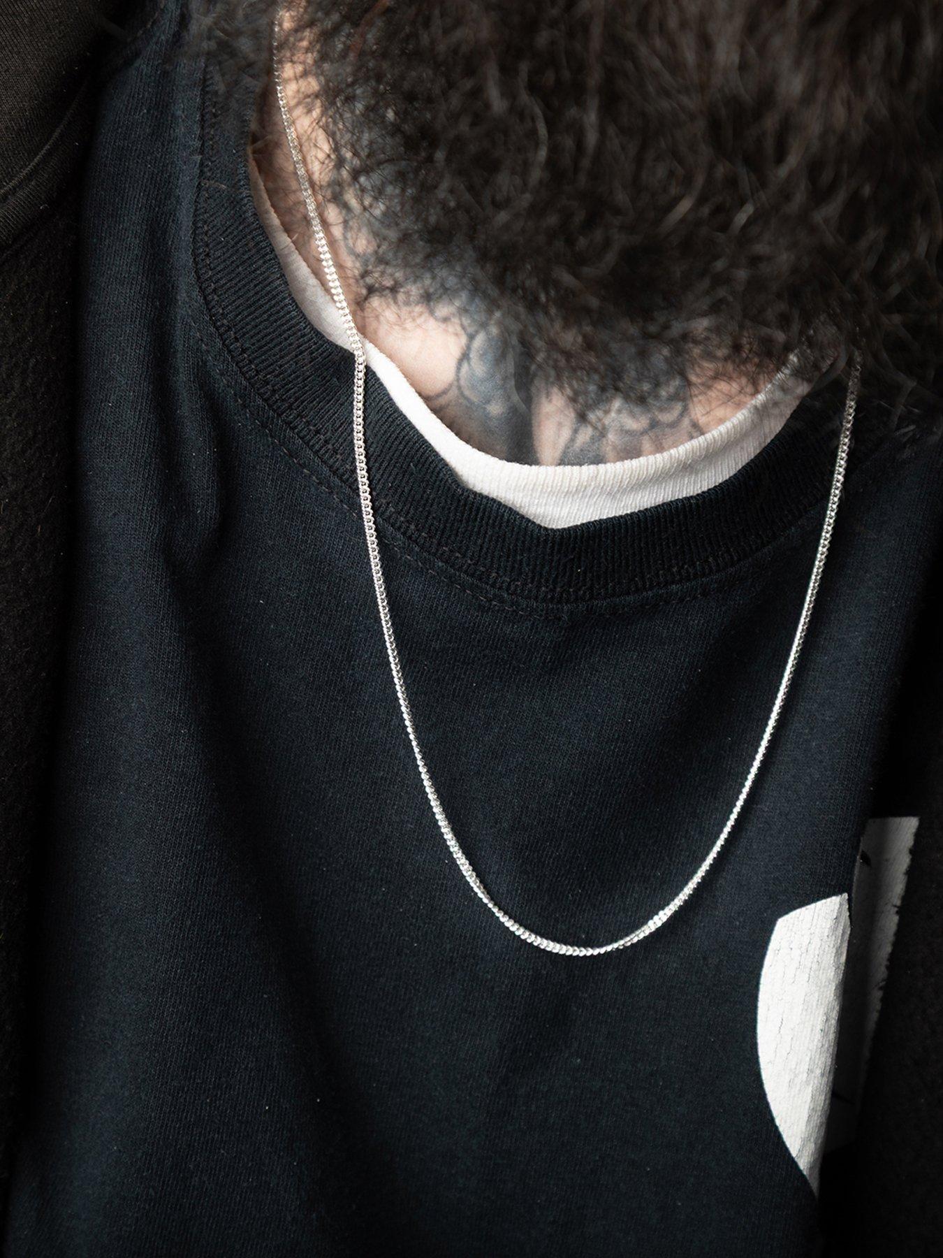 the-love-collection-sterling-silver-24-curb-necklace-chainstillFront