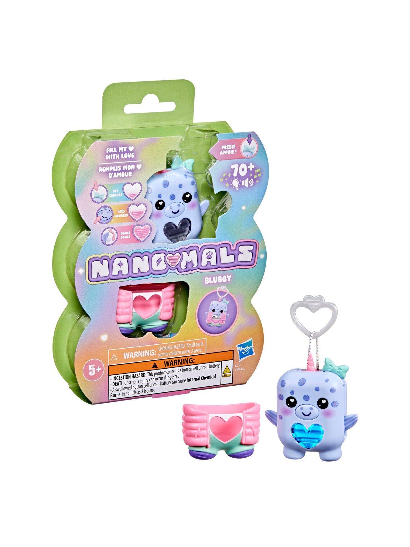 Image 2 of 6 of NANO-MAL BASE AND OUTFIT BLUE NARWHAL
