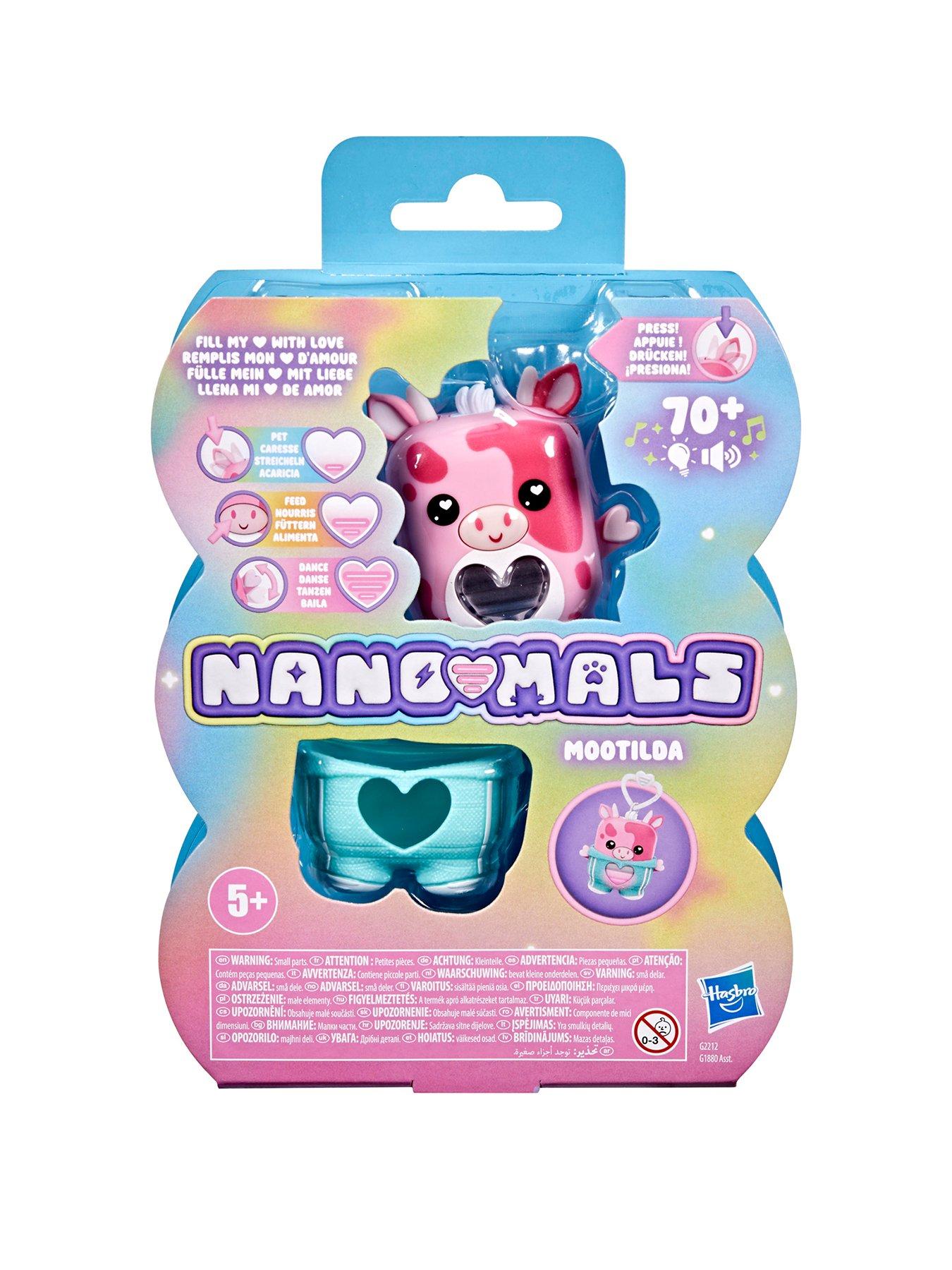 Image 1 of 6 of NANO-MAL BASE AND OUTFIT STRAWBERRY COW