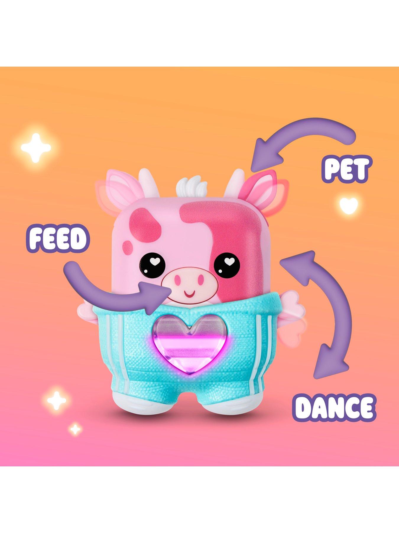 Image 5 of 6 of NANO-MAL BASE AND OUTFIT STRAWBERRY COW