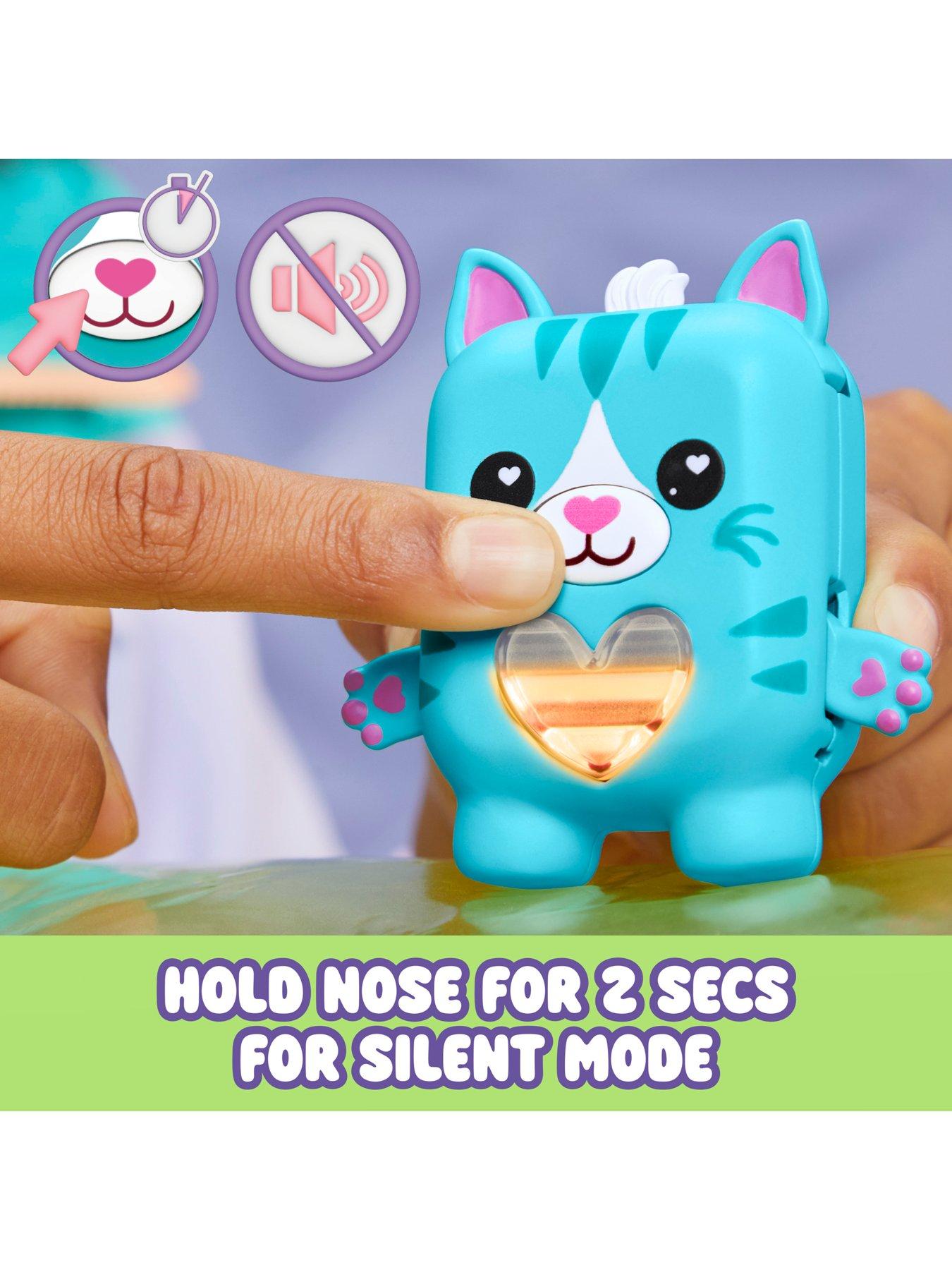Image 5 of 6 of NANO-MAL BASE AND OUTFIT BLUE KITTY