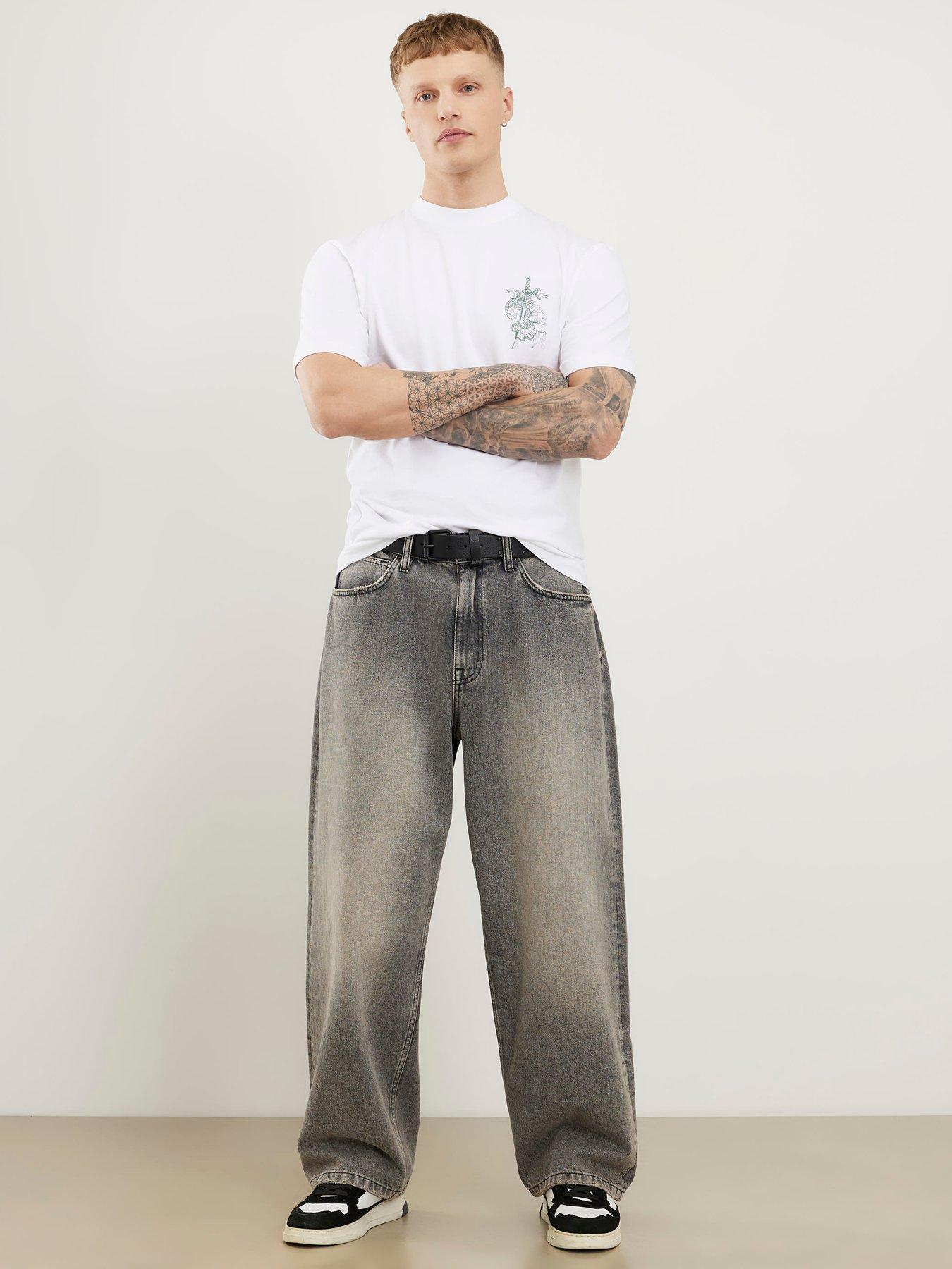 Image 3 of 6 of River Island Kanazawa Snake Graphic T-Shirt - White