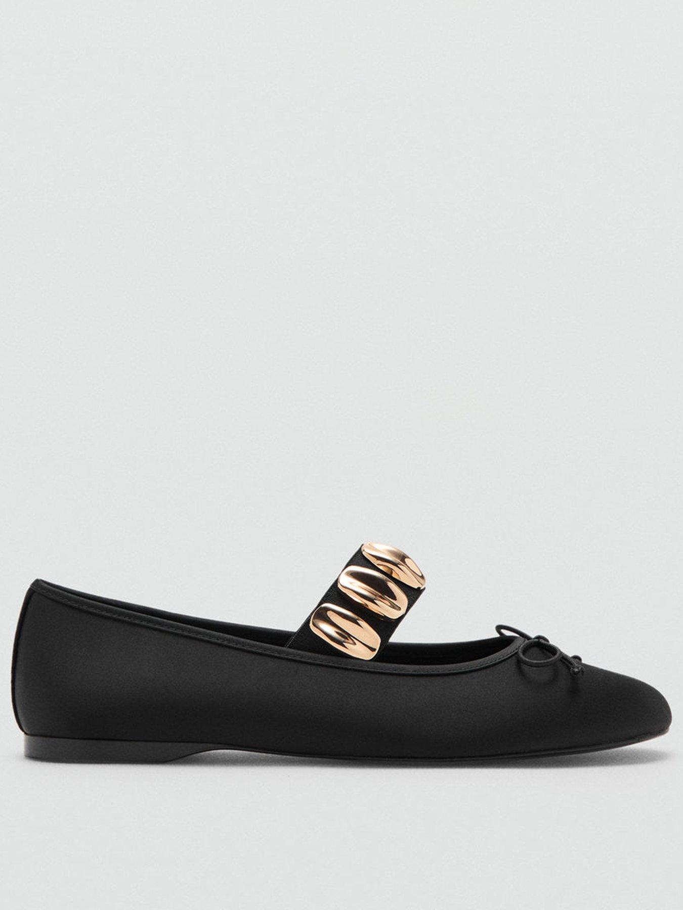 mango-ballerina-with-metallic-appliqueacute-straps-blackfront