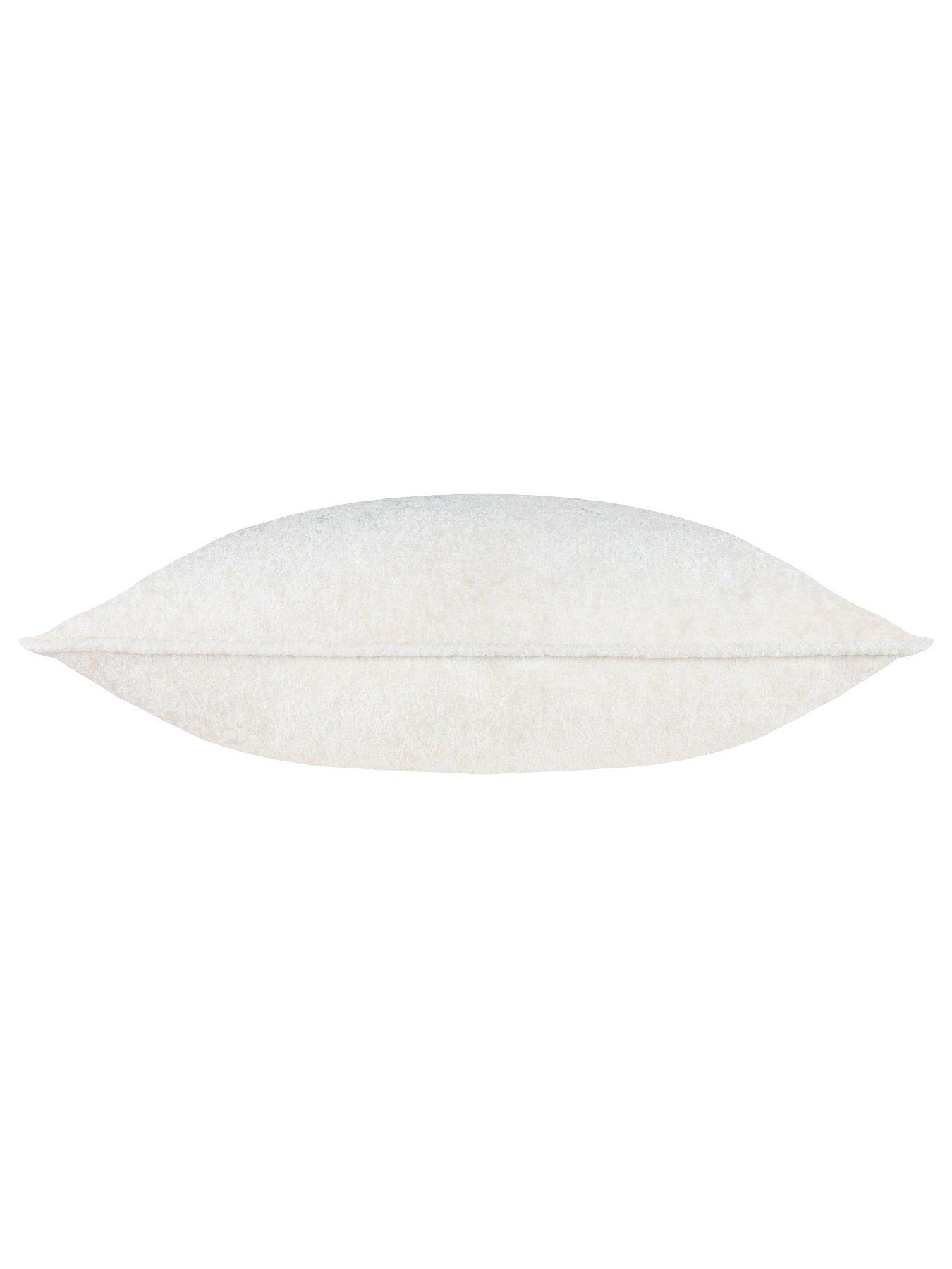 Image 3 of 5 of Paoletti Lustre Velvet 50x50 Feather Cushion Ivory