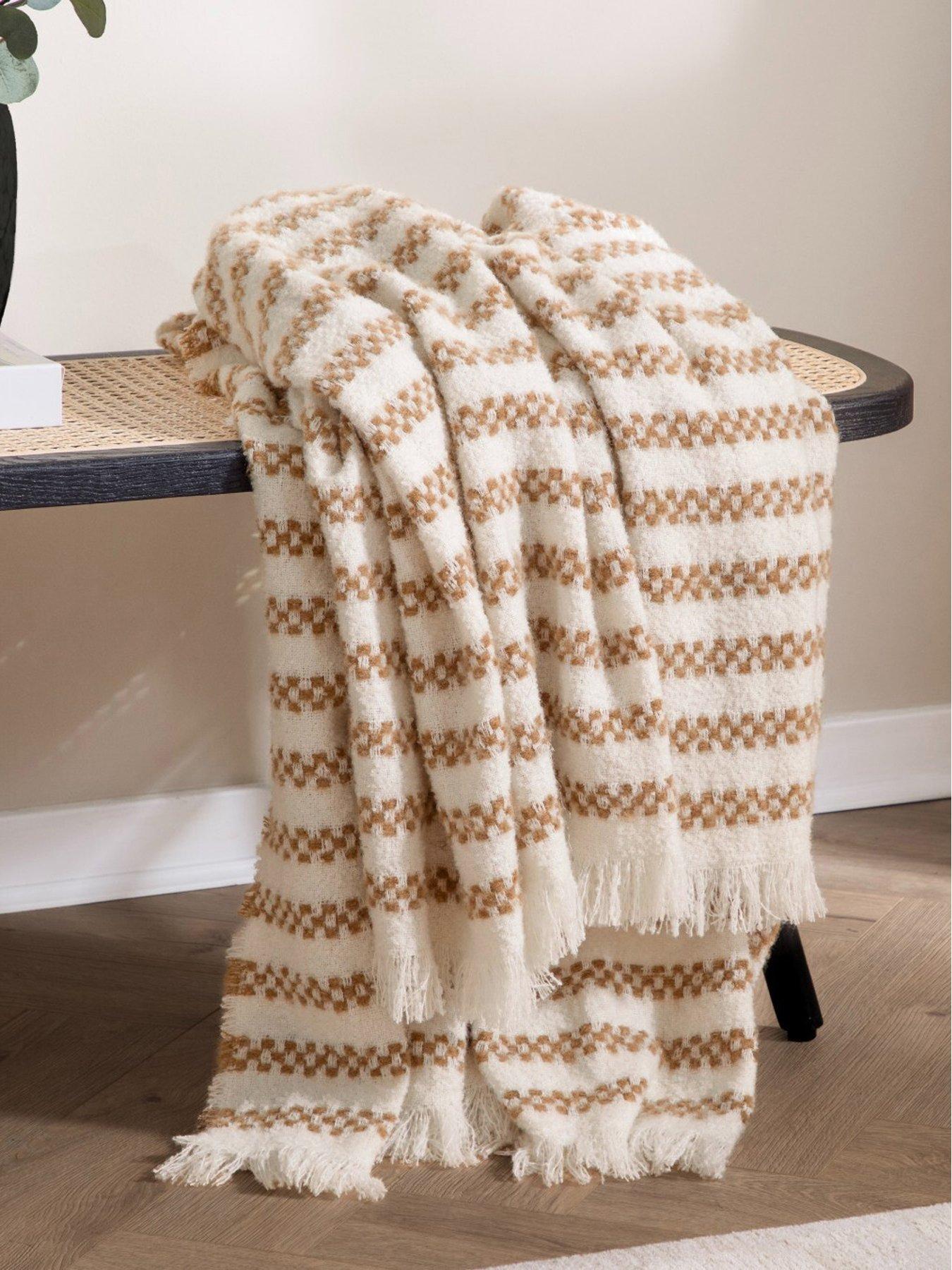 Image 1 of 3 of HOEM Clyne 130x180 Throw Brown