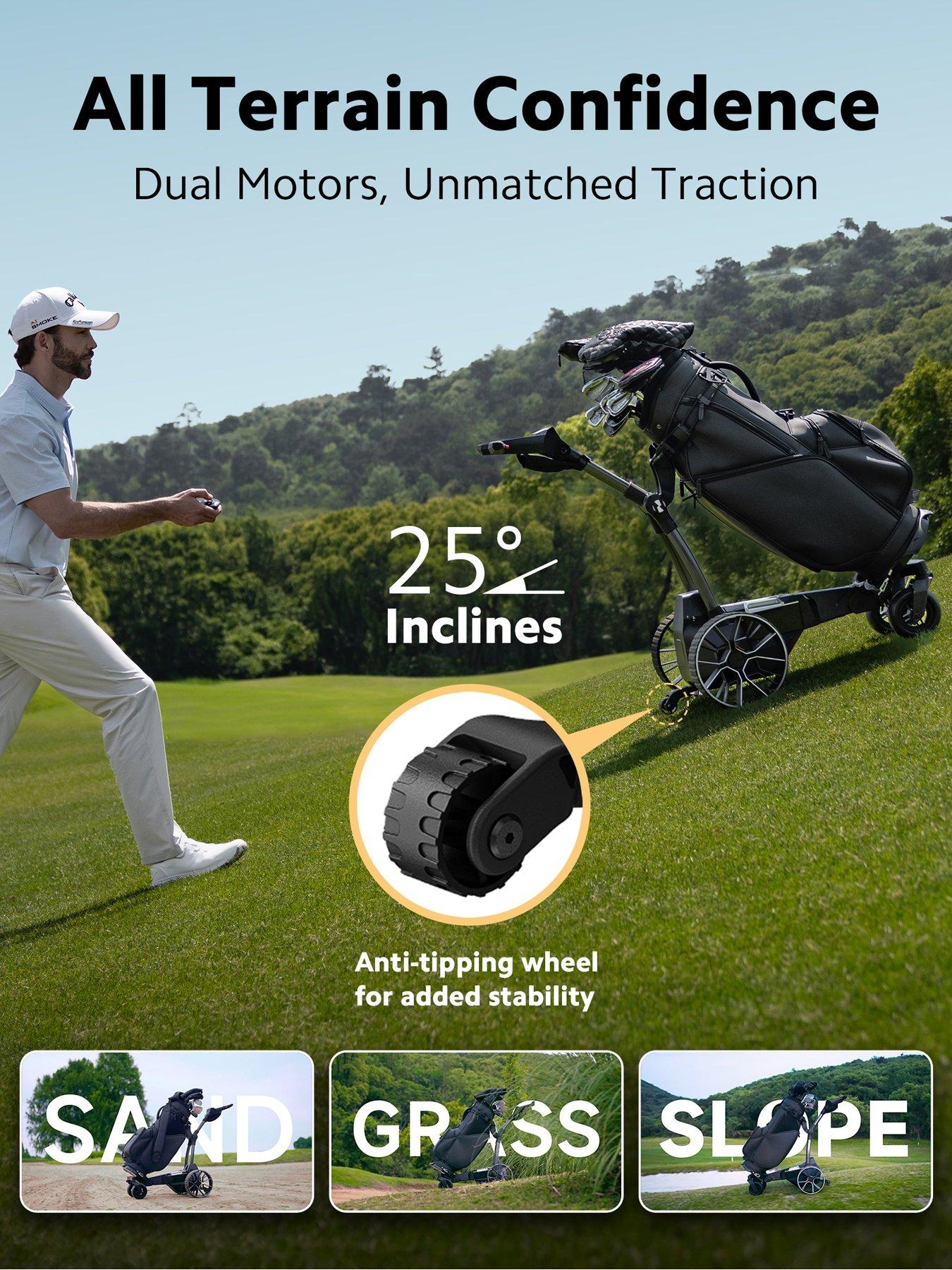 Image 5 of 8 of Navee NAVEE - Birdie 3 Electric Remote Control Golf Trolley