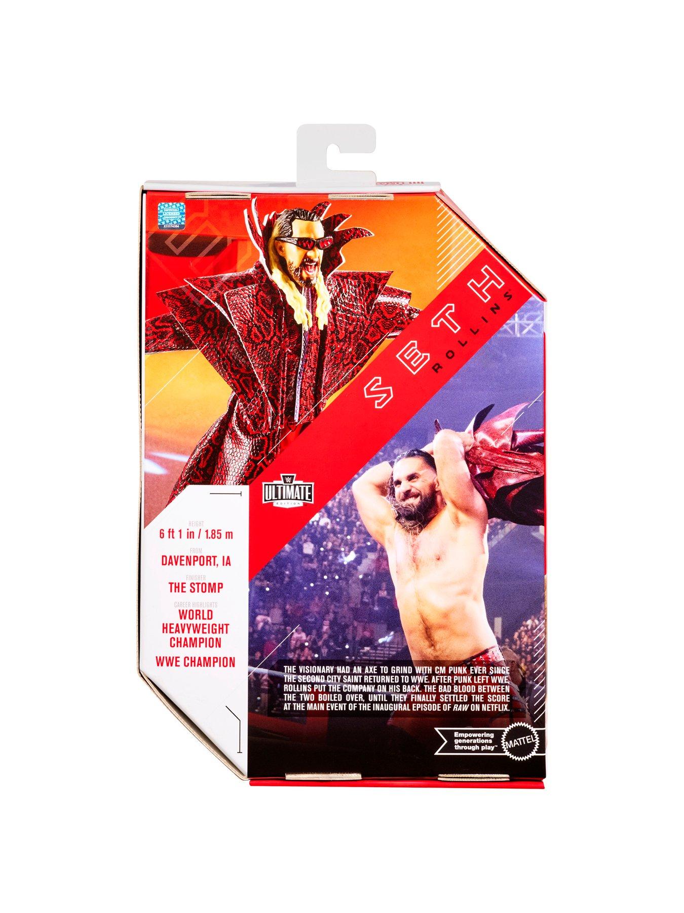 Image 7 of 7 of WWE WWE Ultimate Edition Seth Rollins Action Figure &amp; Accessories Set, Greatest Hits 6-inch Collectible