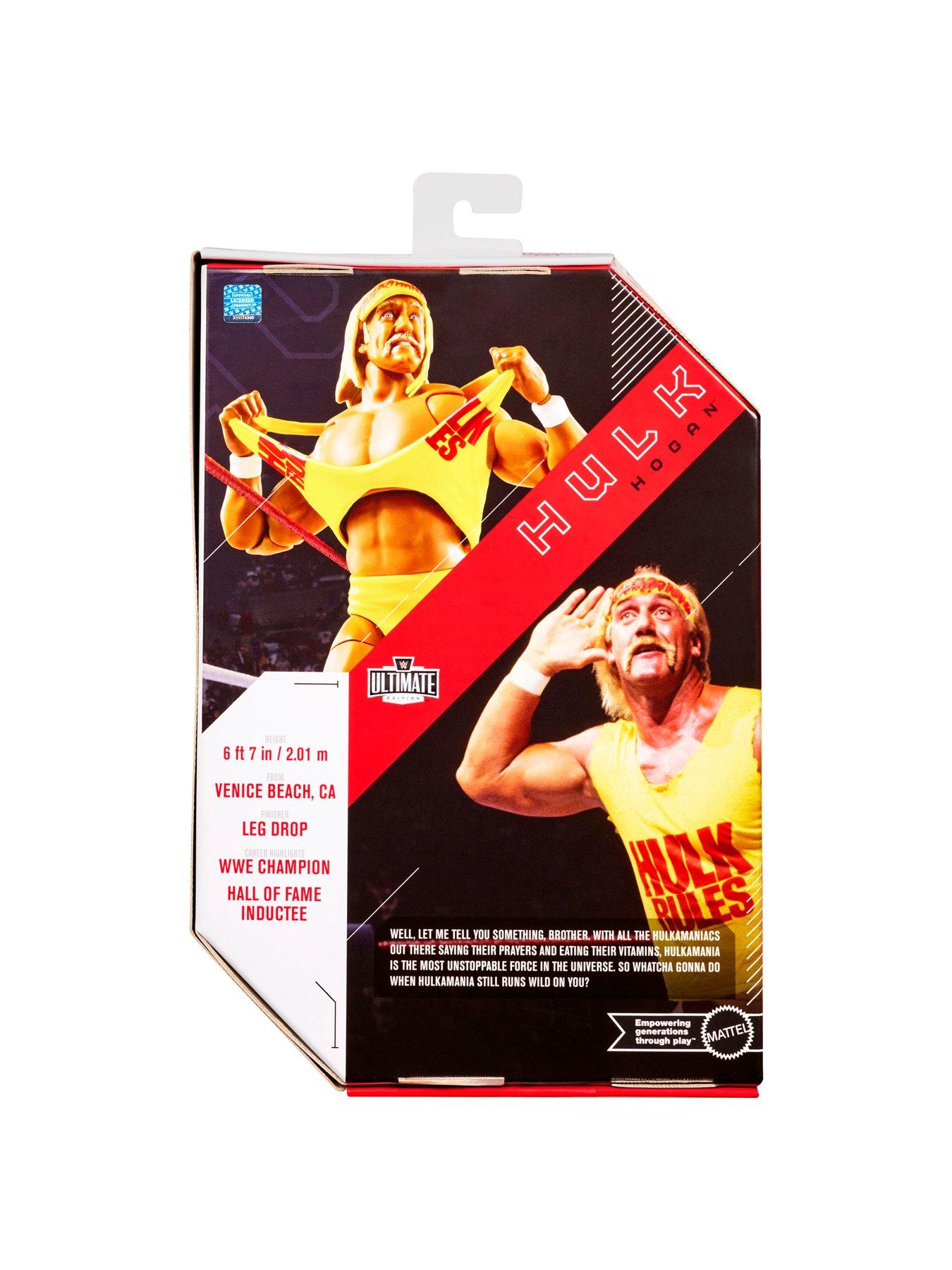 Image 7 of 7 of WWE WWE Ultimate Edition Hulk Hogan Action Figure &amp; Accessories Set, 6-inch Collectible