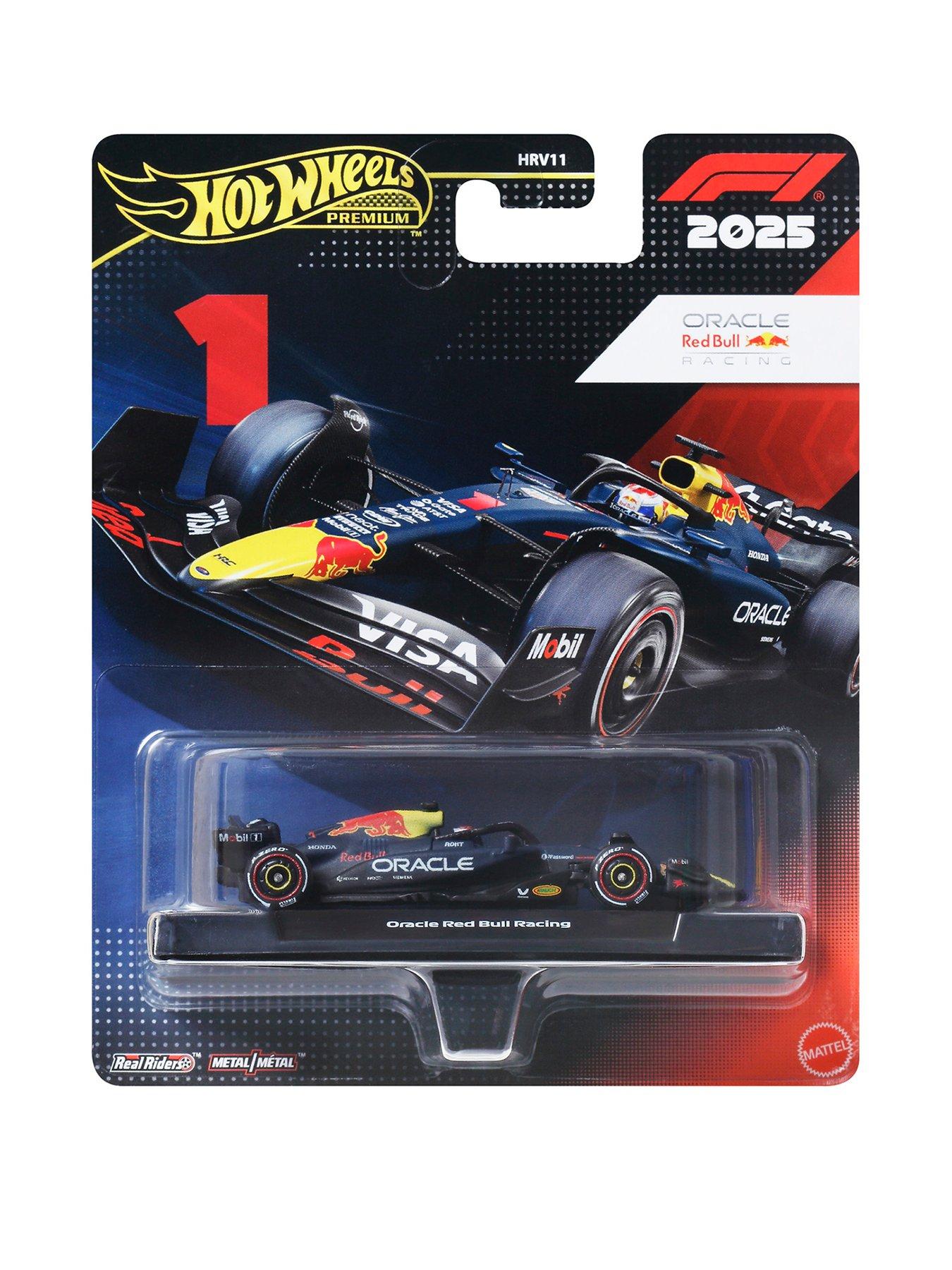 Image 1 of 6 of Hot Wheels 1:64 Scale Premium Die-Cast Oracle Red Bull Racing &ndash; Max Verstappen #1 Formula 1 Collectible Toy Race Car