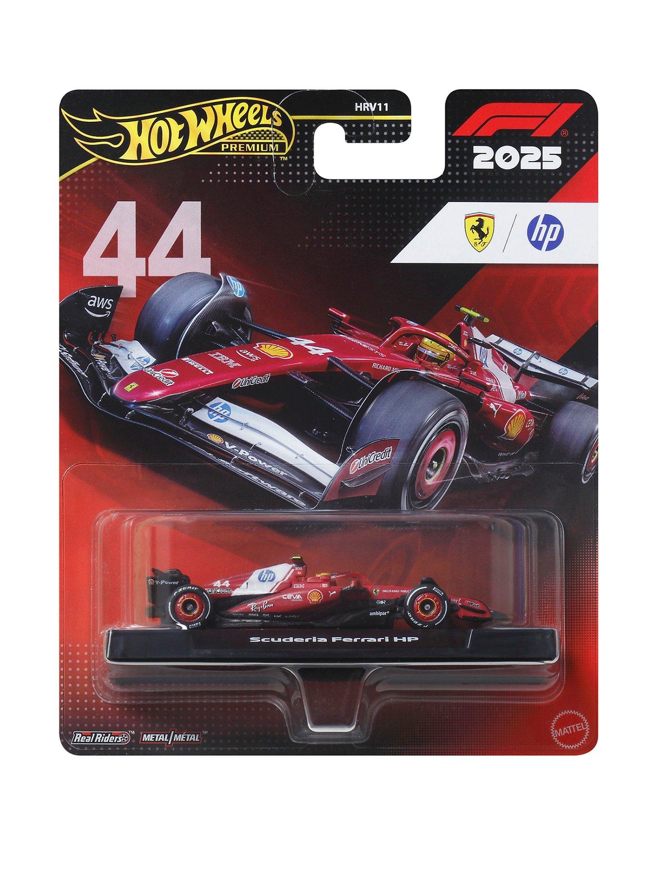 Hot Wheels Race Singles- Ferrari Lewis Hamilton #44