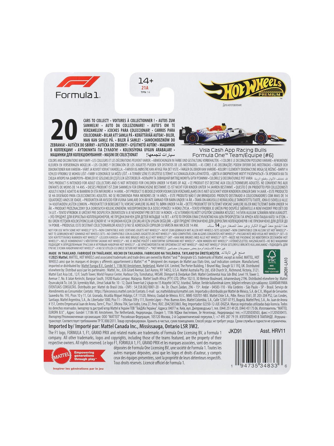 Image 4 of 4 of Hot Wheels Race Singles - Racing Bulls Isack Hadjar #6