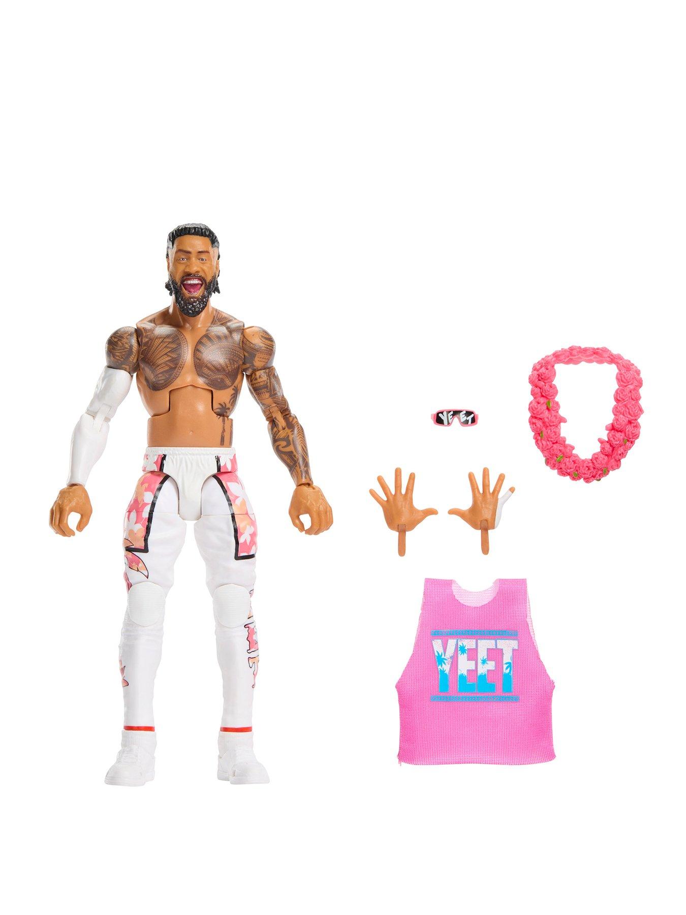 WWE Elite Collection Top Picks Jey Uso Action Figure  &  Accessories, 6-inch Collectible Set