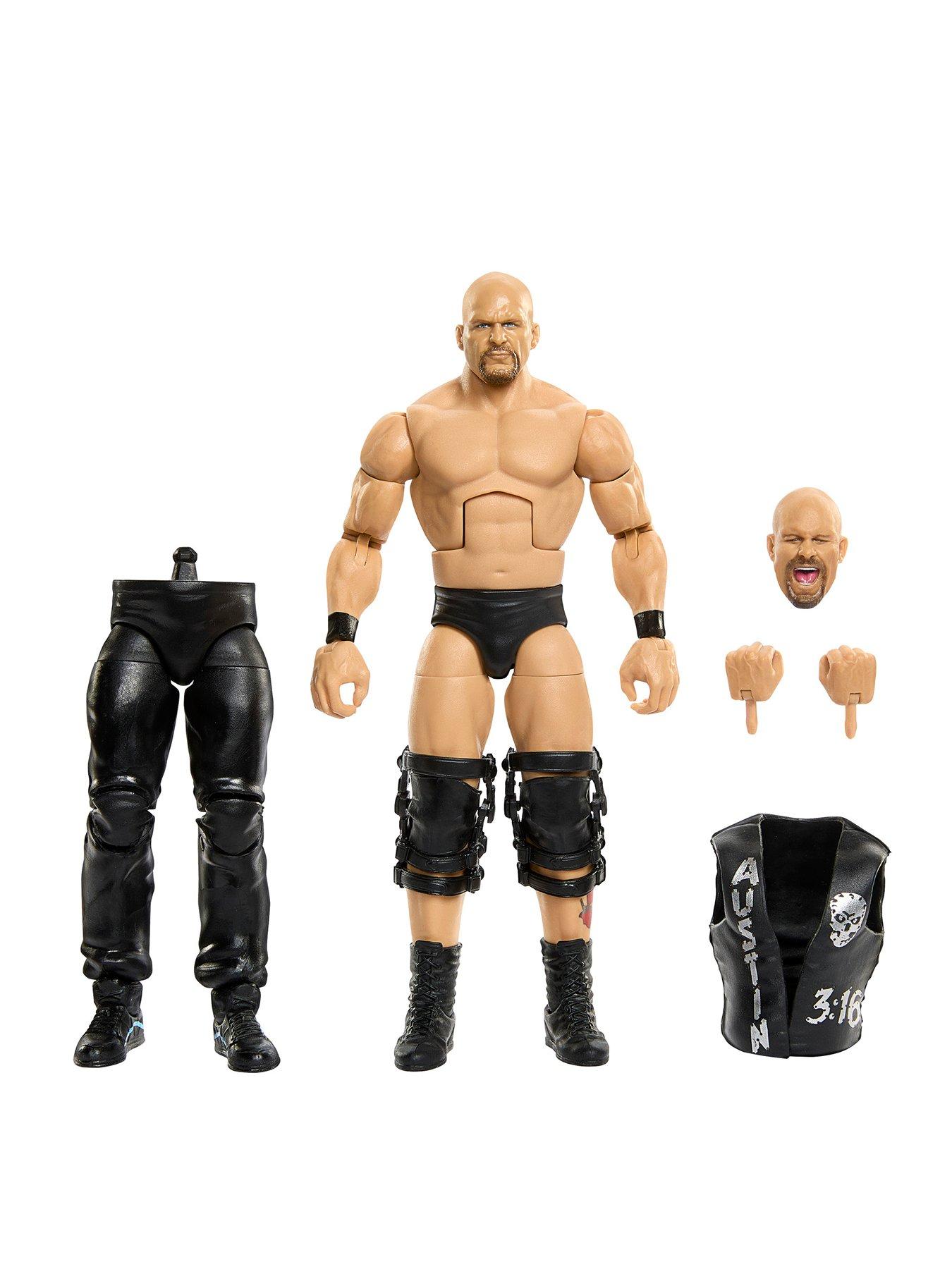 WWE WWE Elite Collection Premium Live Event Stone Cold Steve Austin Action Figure Set, SummerSlam Series