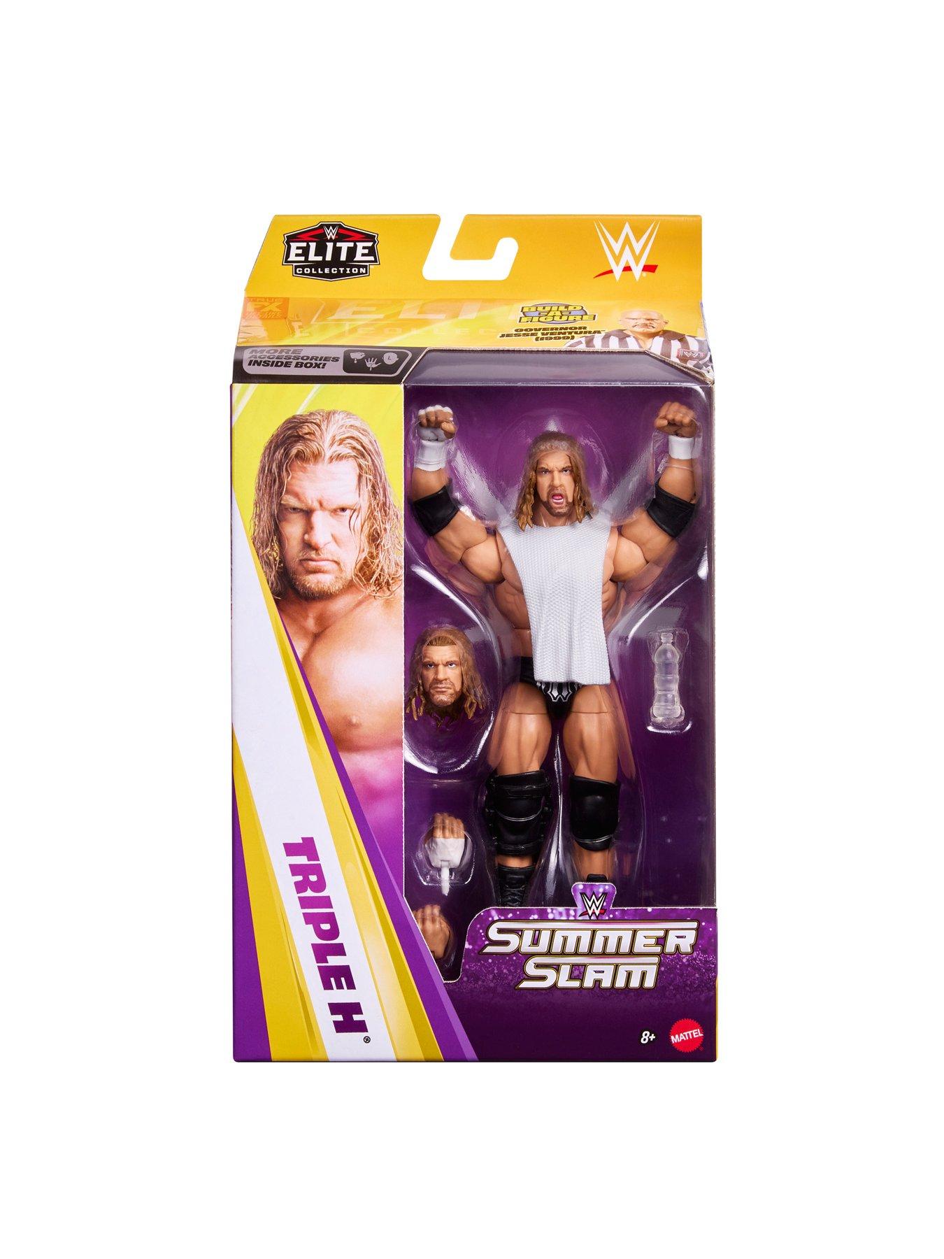 Image 6 of 7 of WWE WWE Elite Collection Premium Live Event Triple H Action Figure Set, SummerSlam Series Collectible